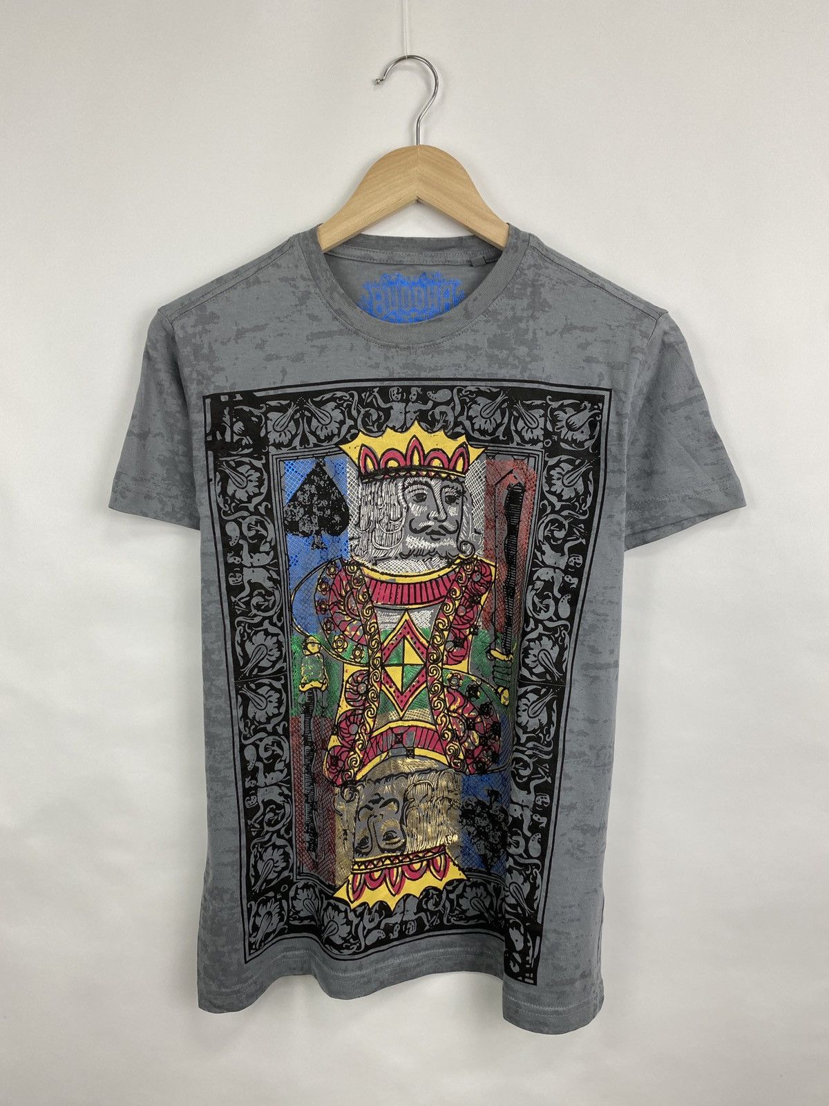 Buddha to Buddha 🃏 Vintage Cards King Buddha Japan Style T-Shirt Ed Hardy Size US S / EU 44-46 / 1 - 3 Thumbnail