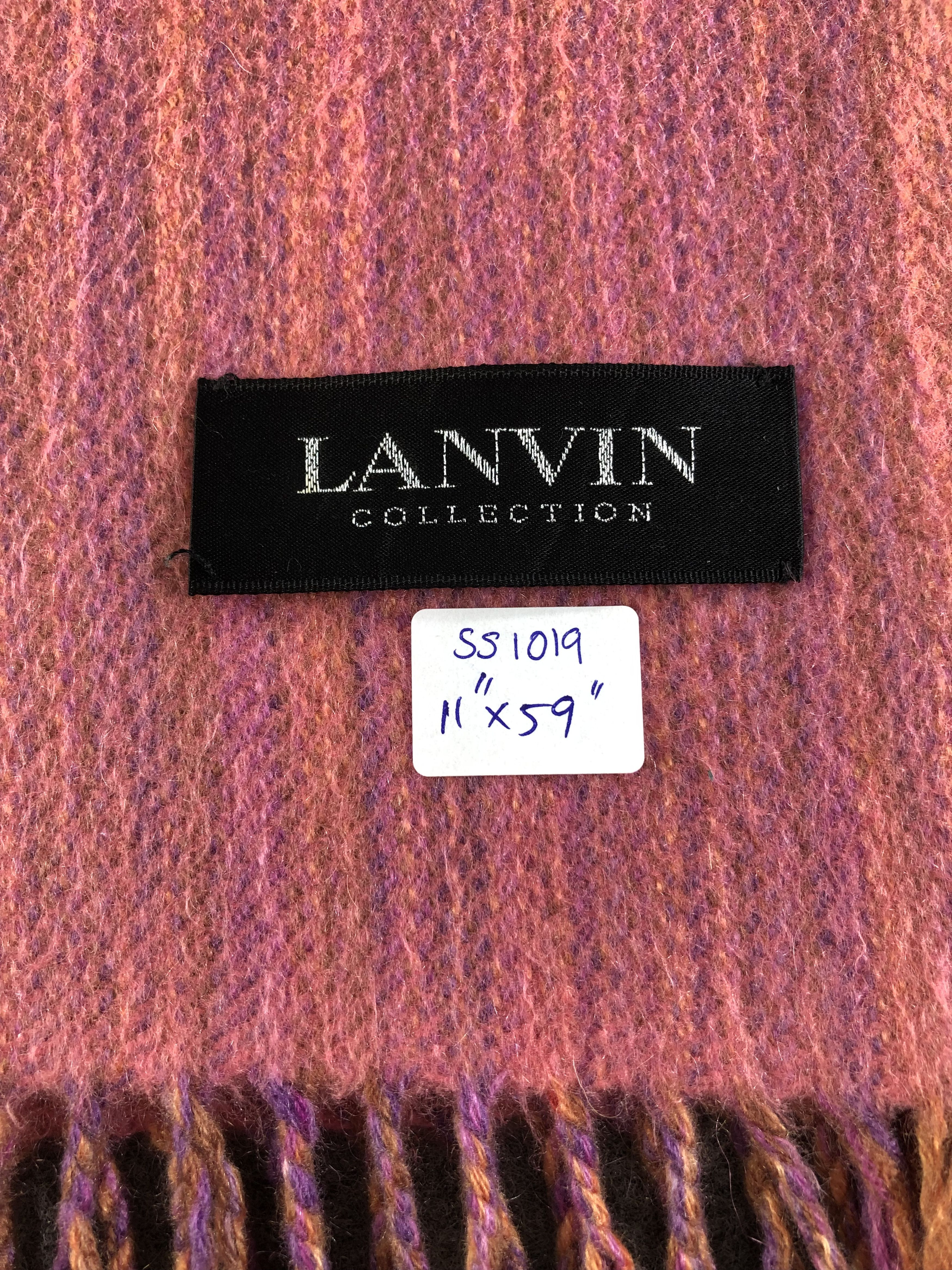 Lanvin Lanvin Cashmere Scarf / Muffler / Neckwear Size ONE SIZE - 4 Thumbnail