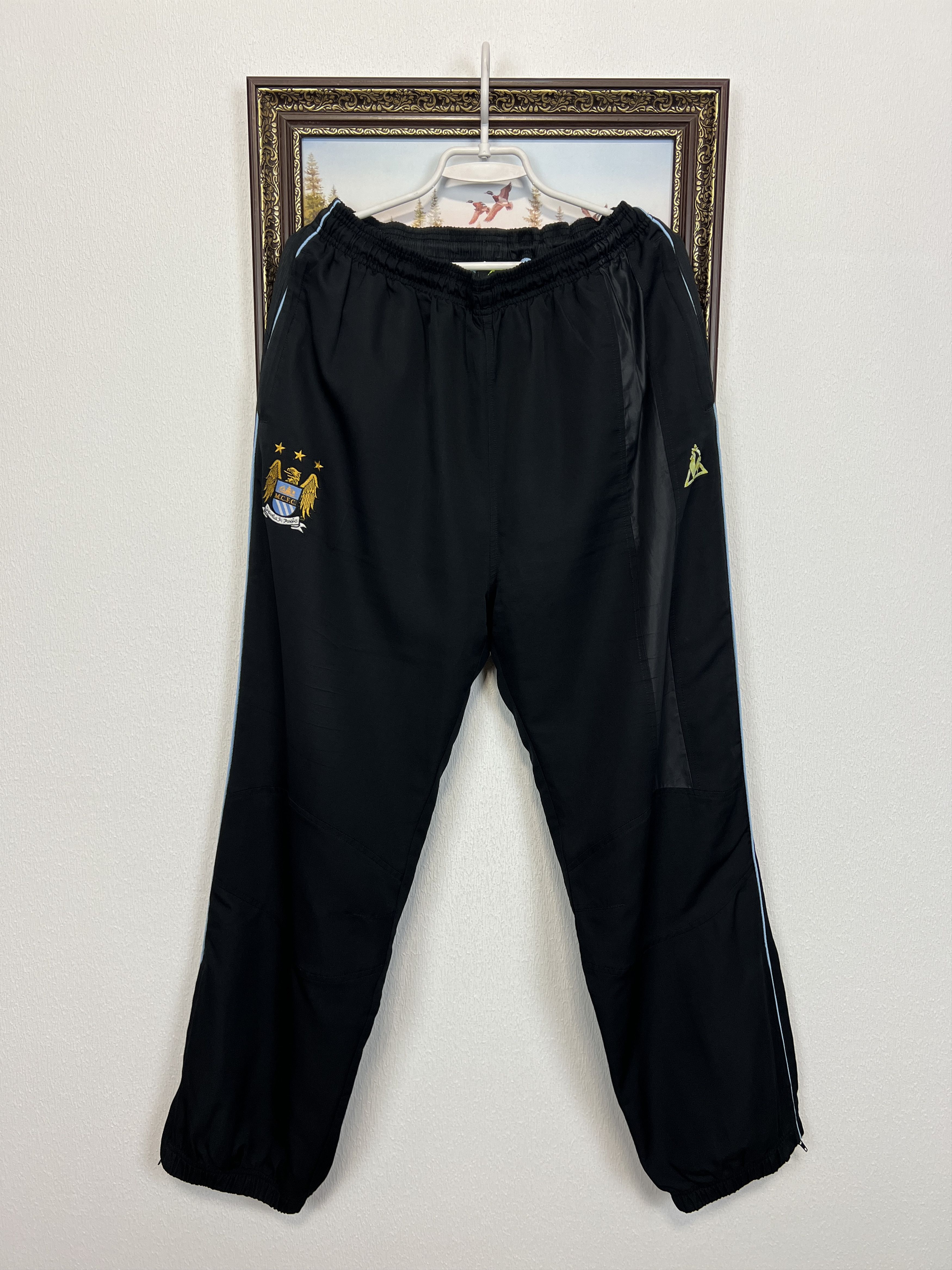 Le Coq Sportif Vintage Manchester City Football Track Set Suit Jacket Pants Size US XXL / EU 58 / 5 - 11 Thumbnail