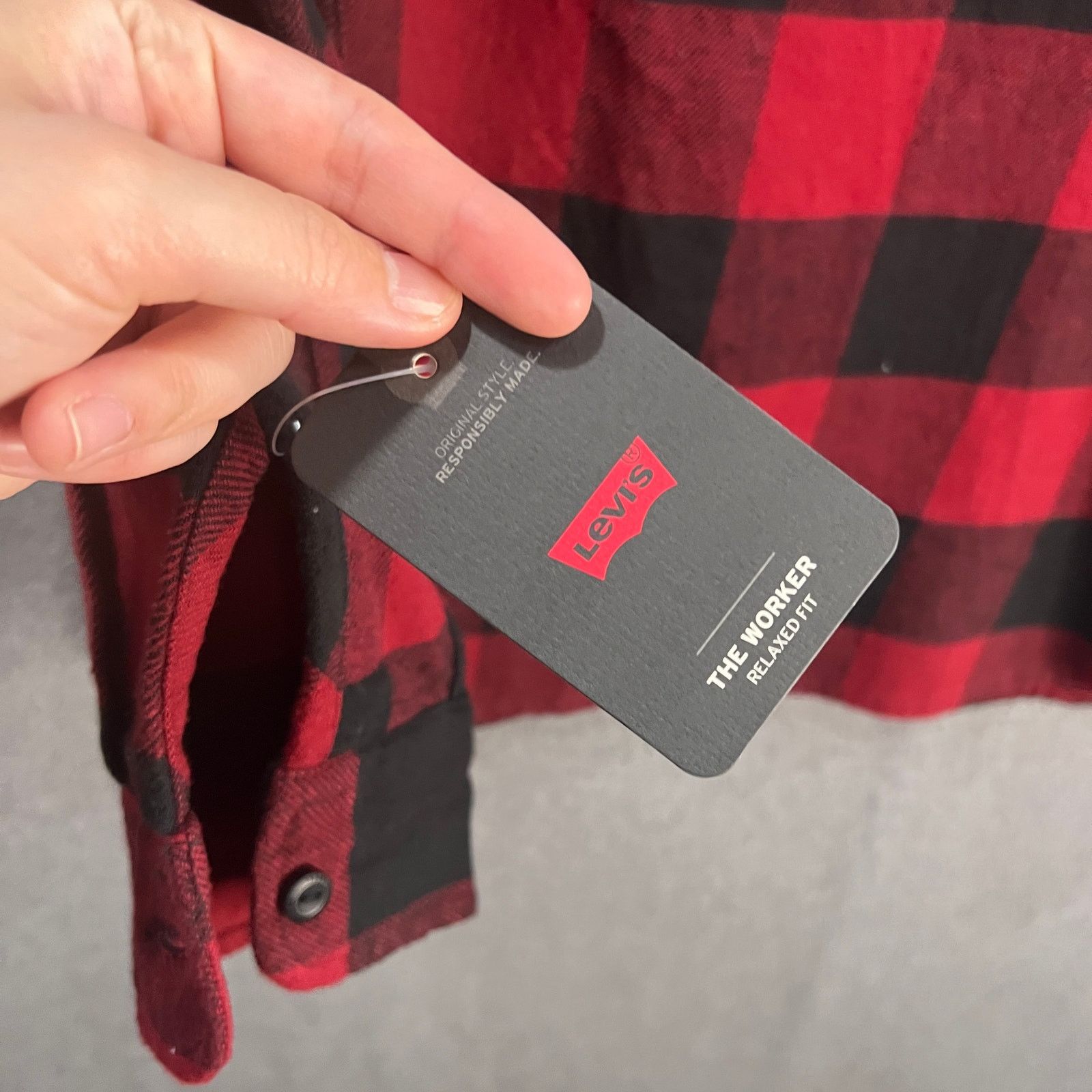 Other Levis Shirt Mens Button Up Red Buffalo Plaid Casual Size US S / EU 44-46 / 1 - 12 Thumbnail