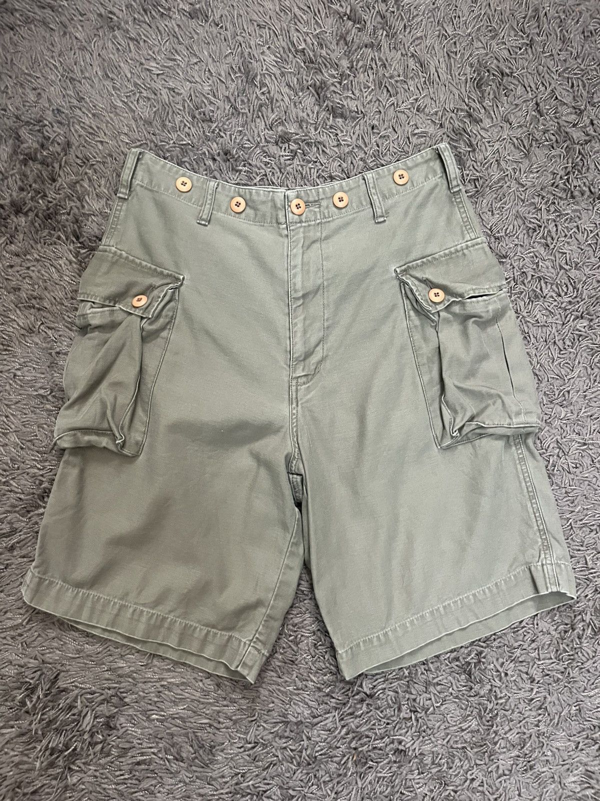 Octopus 1990s coeval rift octopus army monkey pants #A5 Size US 29 - 5 Thumbnail