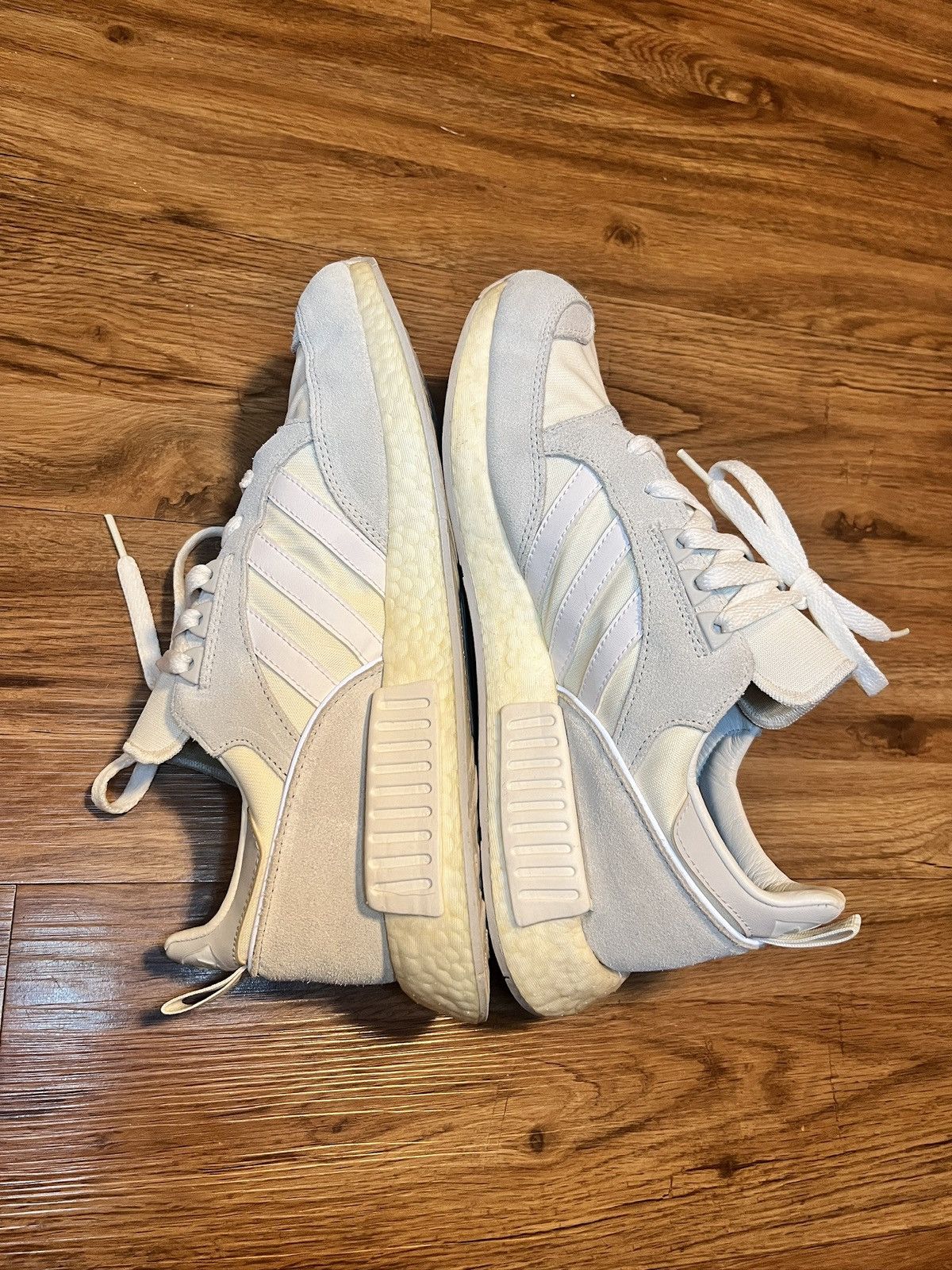 Adidas Boston Super x R1 Never Made Pack Triple White Size US 9 / EU 42 - 4 Thumbnail