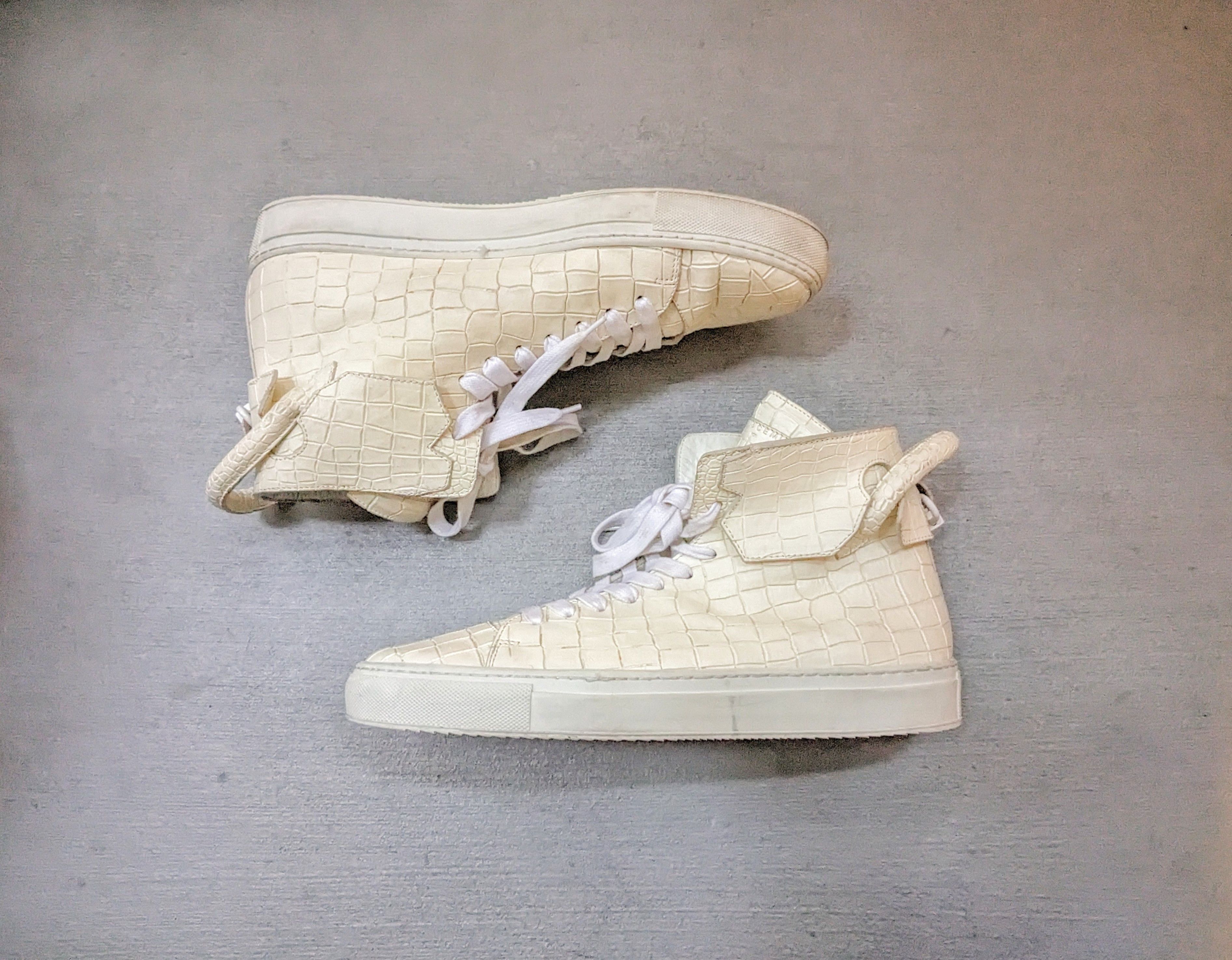 Buscemi × En Noir Buscemi x En Noir 125mm Sneakers Size 11 44 Croc Embossed Size US 11 / EU 44 - 1 Thumbnail