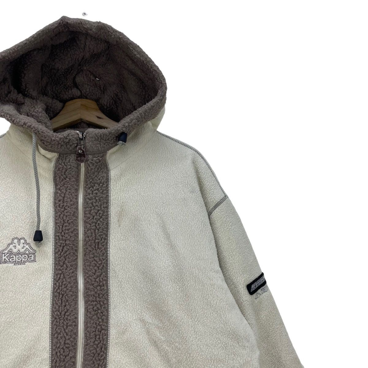 Japanese Brand 📣Vintage Kappa Aerothermo Hooded Sherpa Jacket Size US M / EU 48-50 / 2 - 6 Thumbnail
