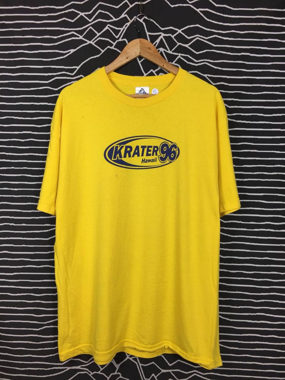 Vintage Vtg Y2K Krater 96 Hawaii Radio Station Graphic Logo Tee Size US XL / EU 56 / 4 - 2 Thumbnail