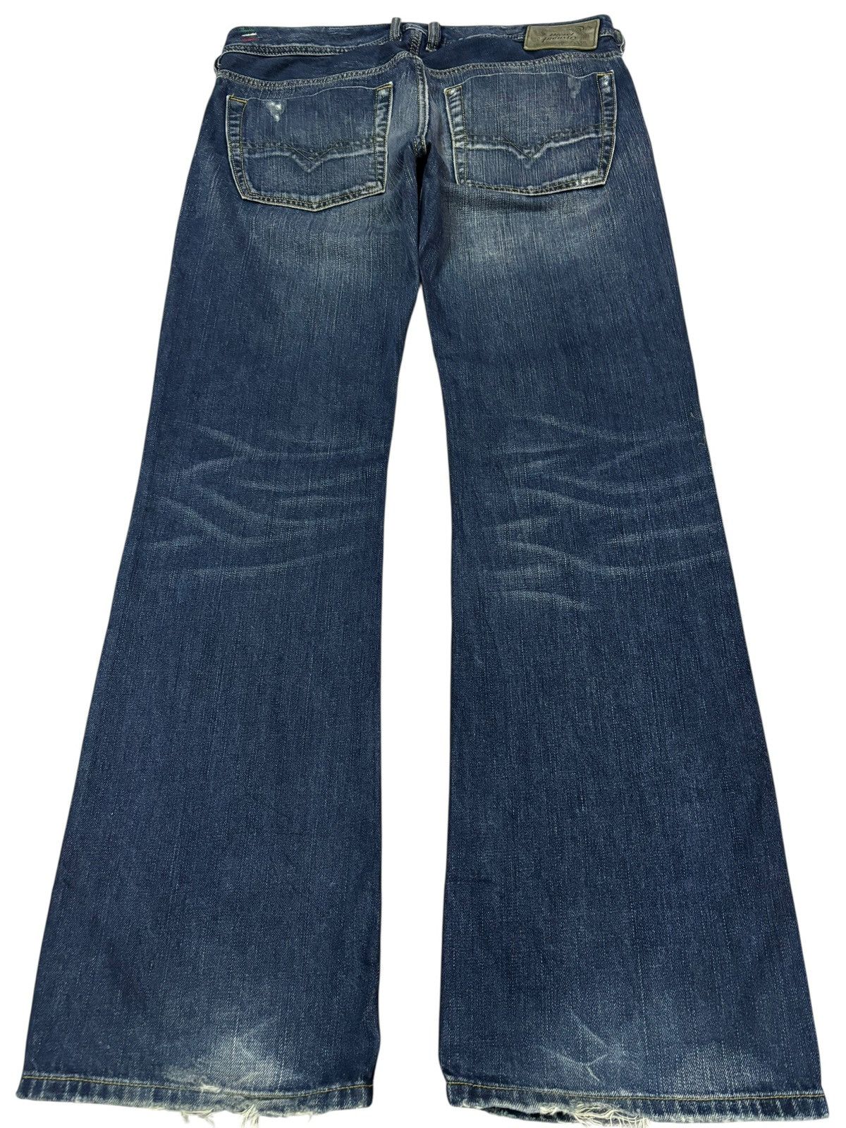 Diesel Vtg Diesel Zatiny Bootcut Distressed Jeans Size US 34 / EU 50 - 2 Thumbnail