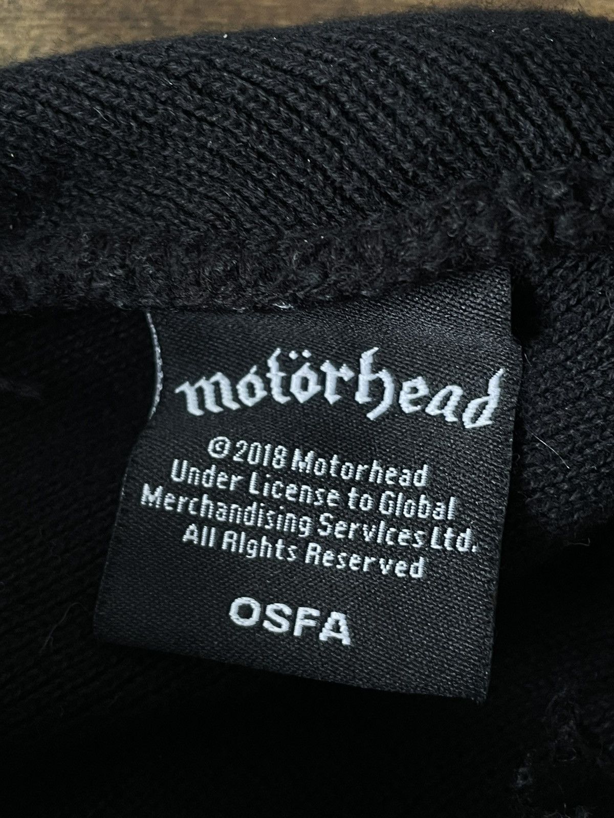Band Tees Vintage Motorhead 00’s Logo Band Rock Metal Black Hat RARE Size ONE SIZE - 4 Thumbnail