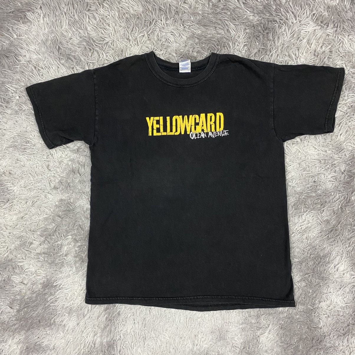 Band Tees × Gildan × Vintage Vintage Y2K pop punk band yellowcard ocean avenue Size US L / EU 52-54 / 3 - 1 Thumbnail
