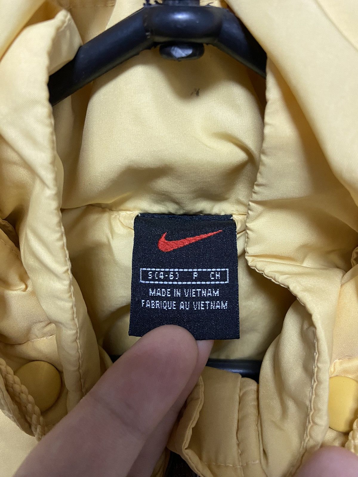 Nike × Vintage Nike Puffer Jacket Big spell out Logo Vintage Swoosh Hooded Size US S / EU 44-46 / 1 - 6 Thumbnail