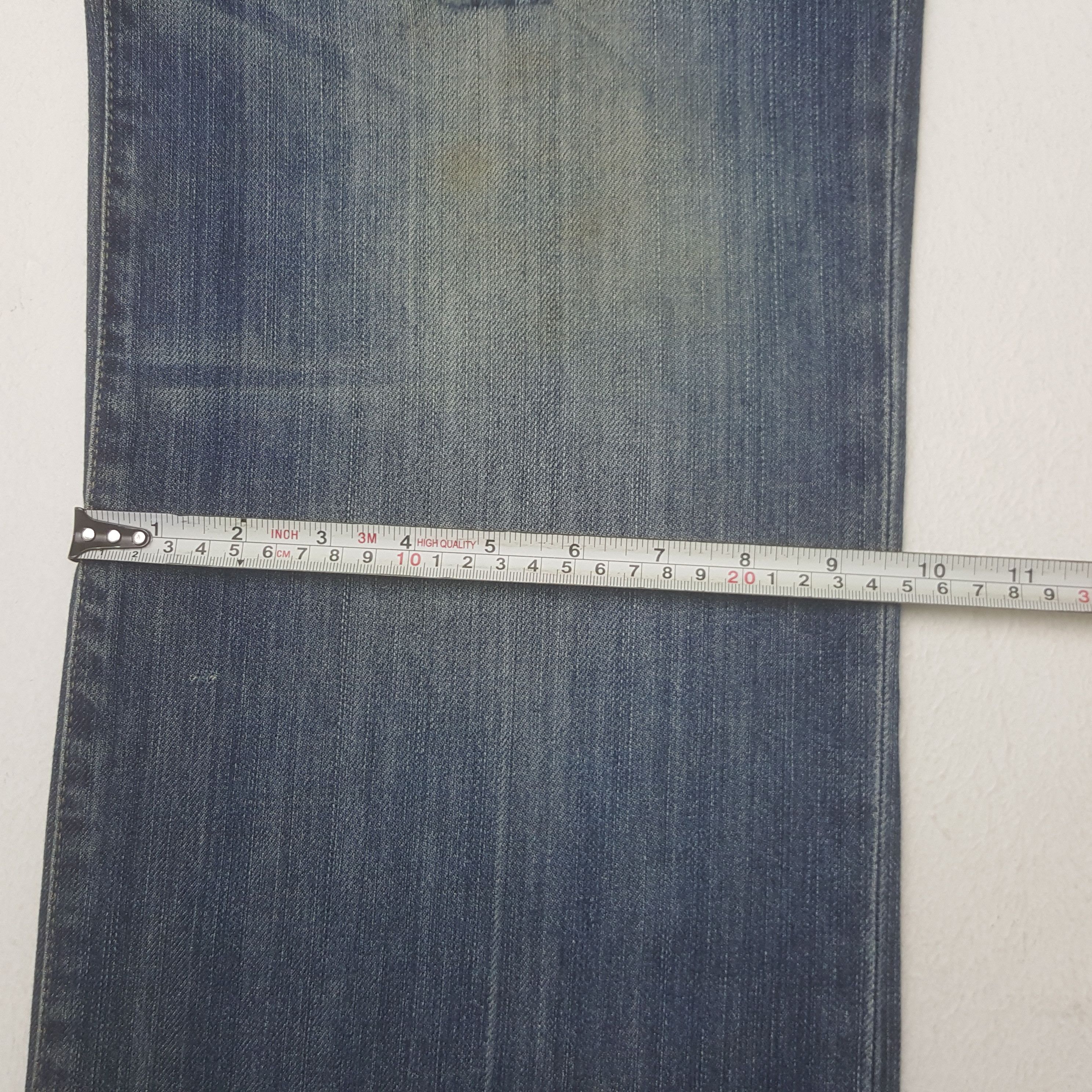 Stussy × Vintage Vintage Stussy Workgear Custom Art Logo Denim Jeans Size US 35 - 10 Thumbnail