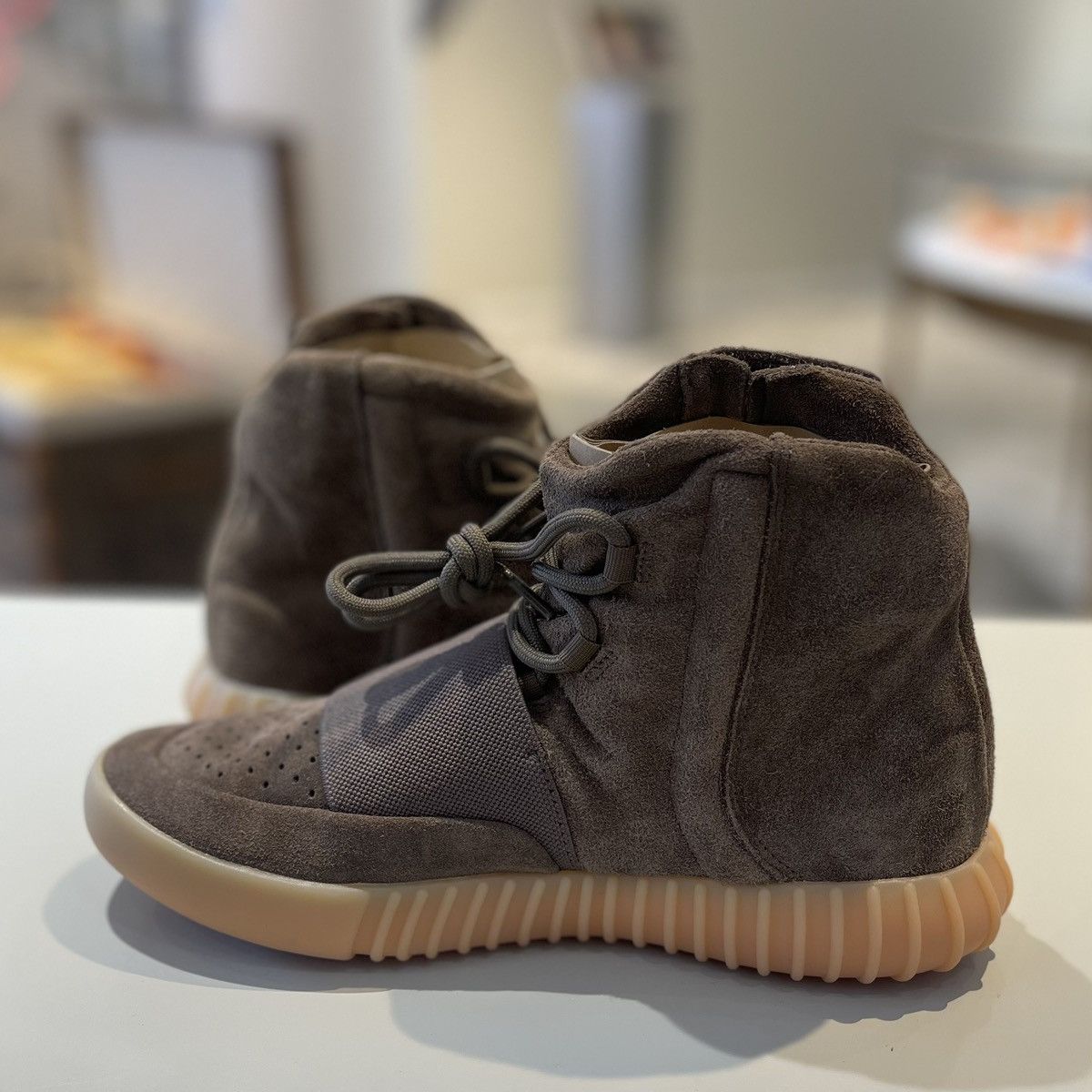 Adidas × Yeezy Adidas Yeezy Boost 750 Light Brown Gum (Chocolate) Size US 8 / EU 41 - 2 Thumbnail
