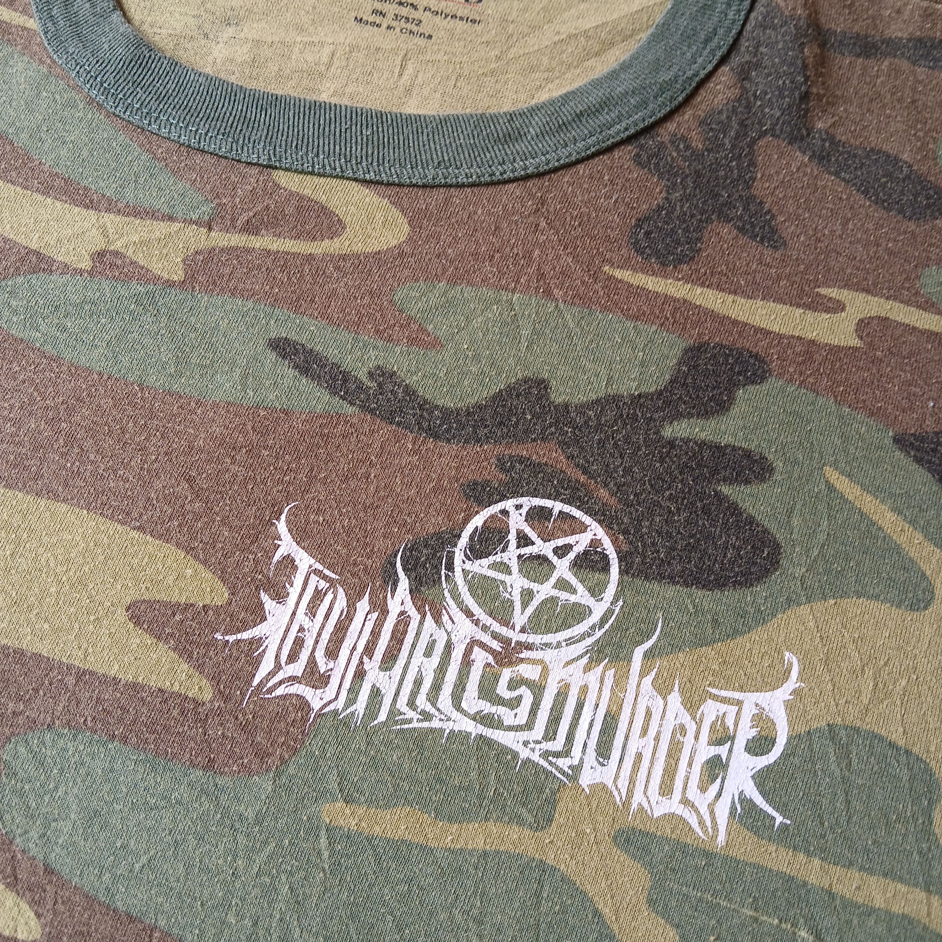 Band Tees T-shirt Band Thy Art Is Murder Camouflage Size US XL / EU 56 / 4 - 2 Thumbnail