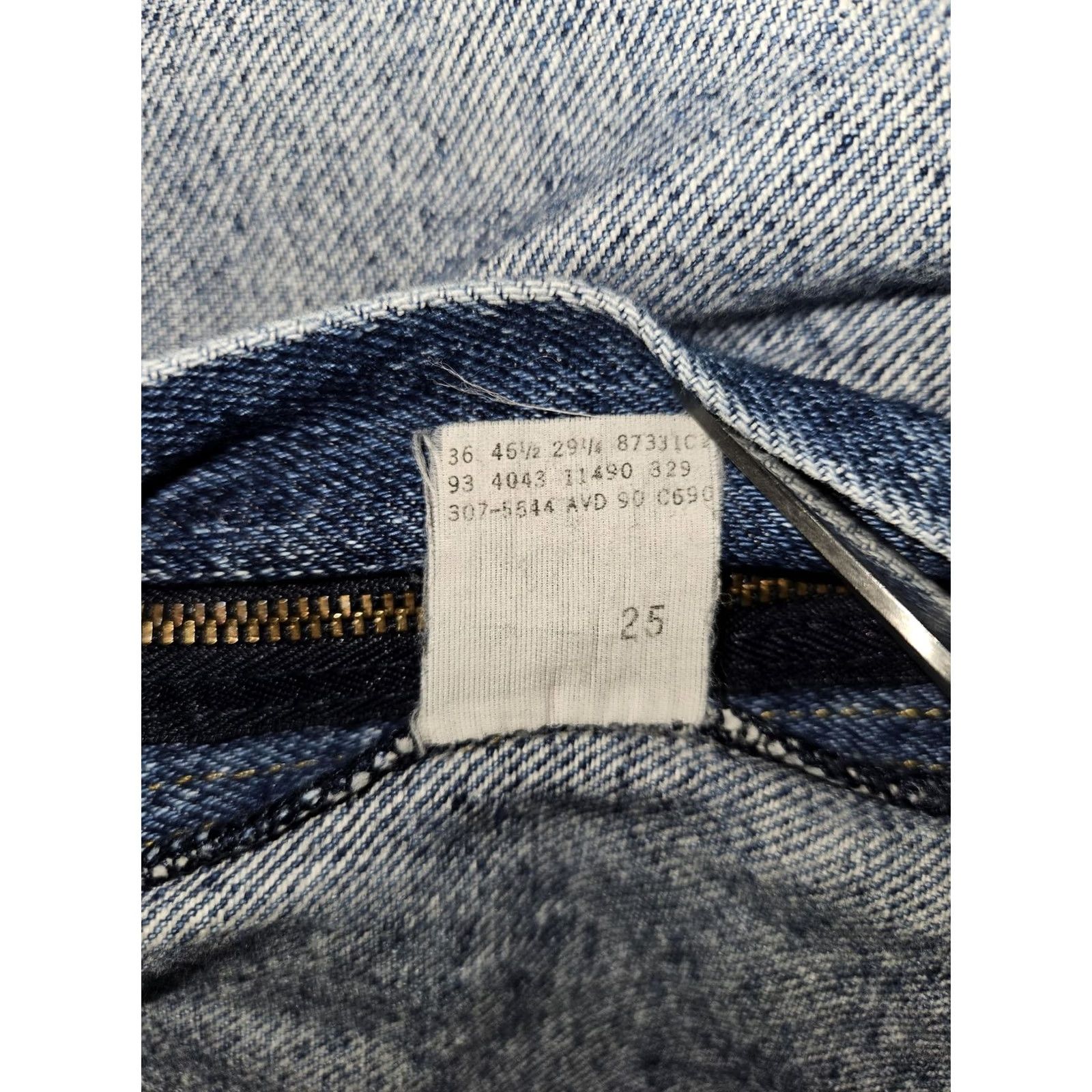 Lee VINTAGE Lee Jeans Womens 20W High Waist Tapered Leg Made USA 90s Denim Pants Size 42" / US 20 - 3 Thumbnail