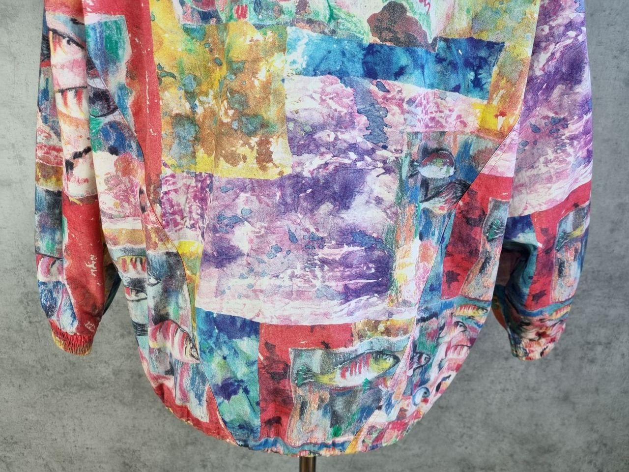 Japanese Brand Rare Psychedelic Art Multicolor Abstract Design Anorak Size US XL / EU 56 / 4 - 5 Thumbnail