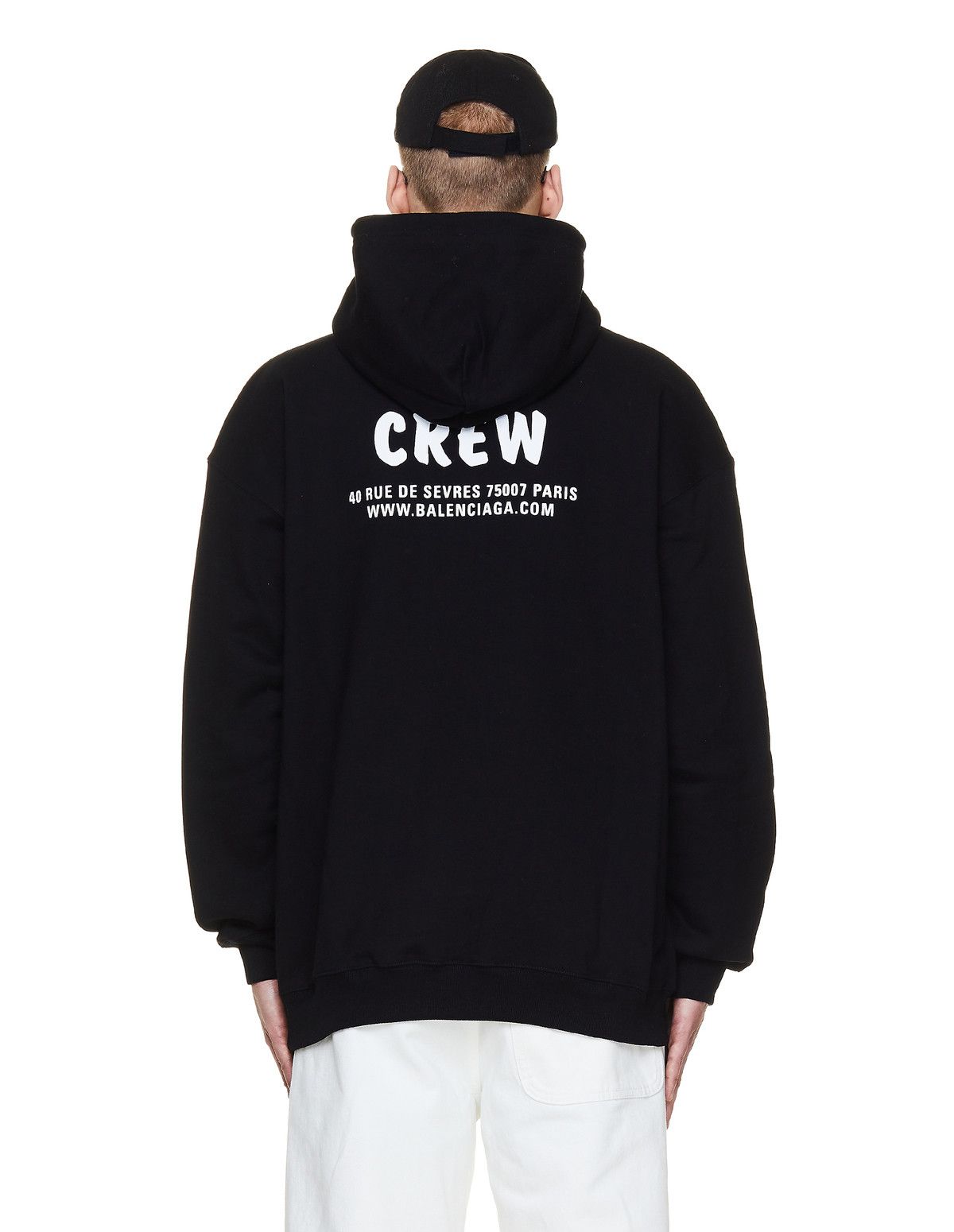 Balenciaga Balenciaga FW20 Crew Hoodie - Black Cotton Size US S / EU 44-46 / 1 - 15 Thumbnail