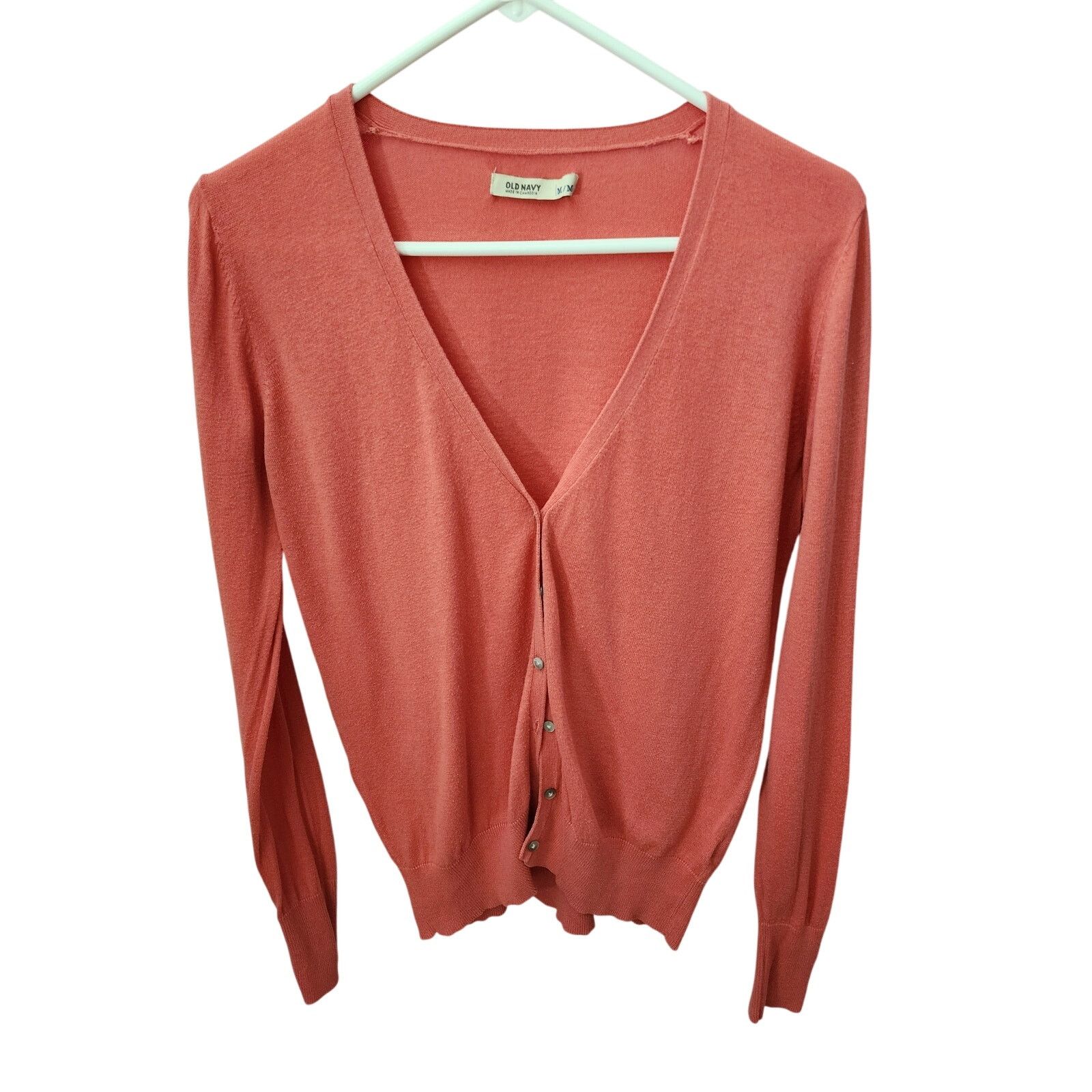 Old Navy Set of 3 Old Navy Cardigans Womens Size M Orange, Black, Tan Size M / US 6-8 / IT 42-44 - 1 Thumbnail