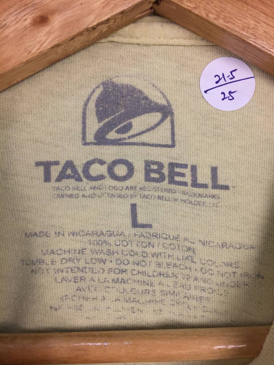 Ripple Junction Vtg Taco Bell Fast Food Classic Logo Ripple Junction Tee Size US L / EU 52-54 / 3 - 6 Thumbnail
