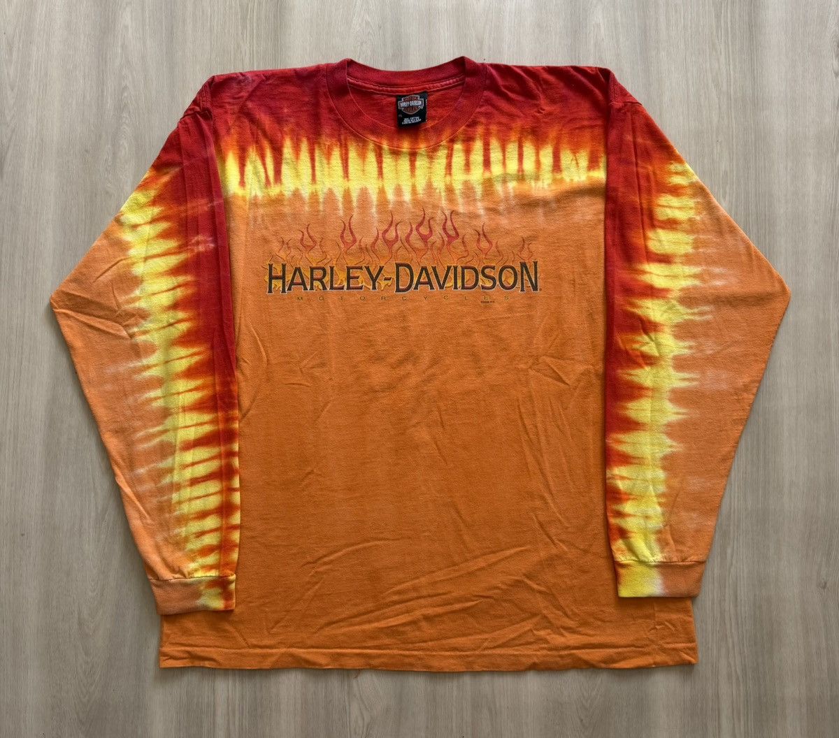 Harley Davidson Vintage Harley Davidson Bull Skull Horns Sweatshirt Sz XL Size US XL / EU 56 / 4 - 1 Thumbnail