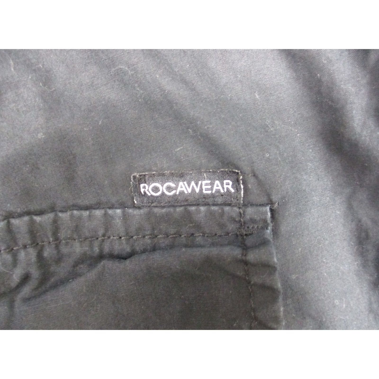 Rocawear Rocawear Cargo Shorts Mens 34 Black Cotton Canvas Pocket 12in Inseam Hip Hop Streetwear Casual Workwear Size US 34 / EU 50 - 6 Thumbnail