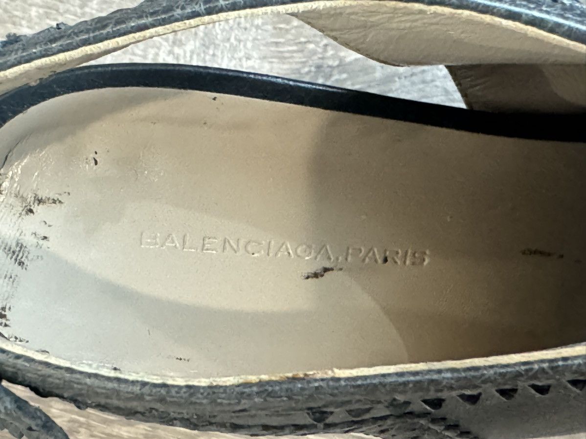 Balenciaga Balenciaga Leather Slingback sandals Size US 10 / IT 40 - 4 Thumbnail