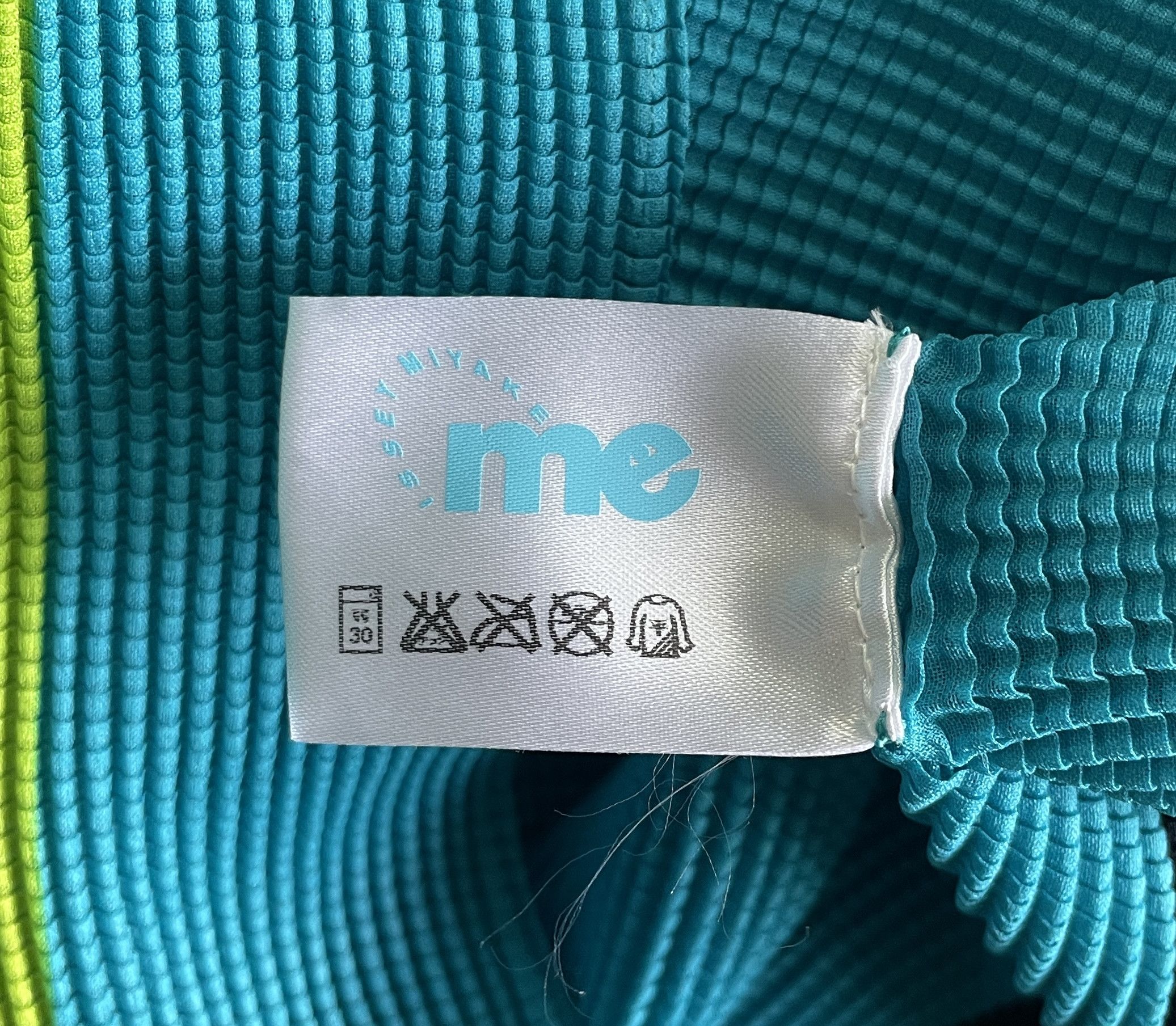 Issey Miyake ISSEY MIYAKE ME Turquoise Turtle Neck Size US XXS / EU 40 - 3 Thumbnail