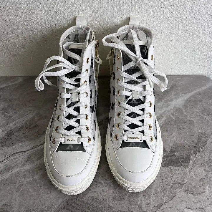 Louis Vuitton Louis Vuitton Stellar High-Top Sneaker for Women -2508 Size US 7 / IT 37 - 2 Thumbnail