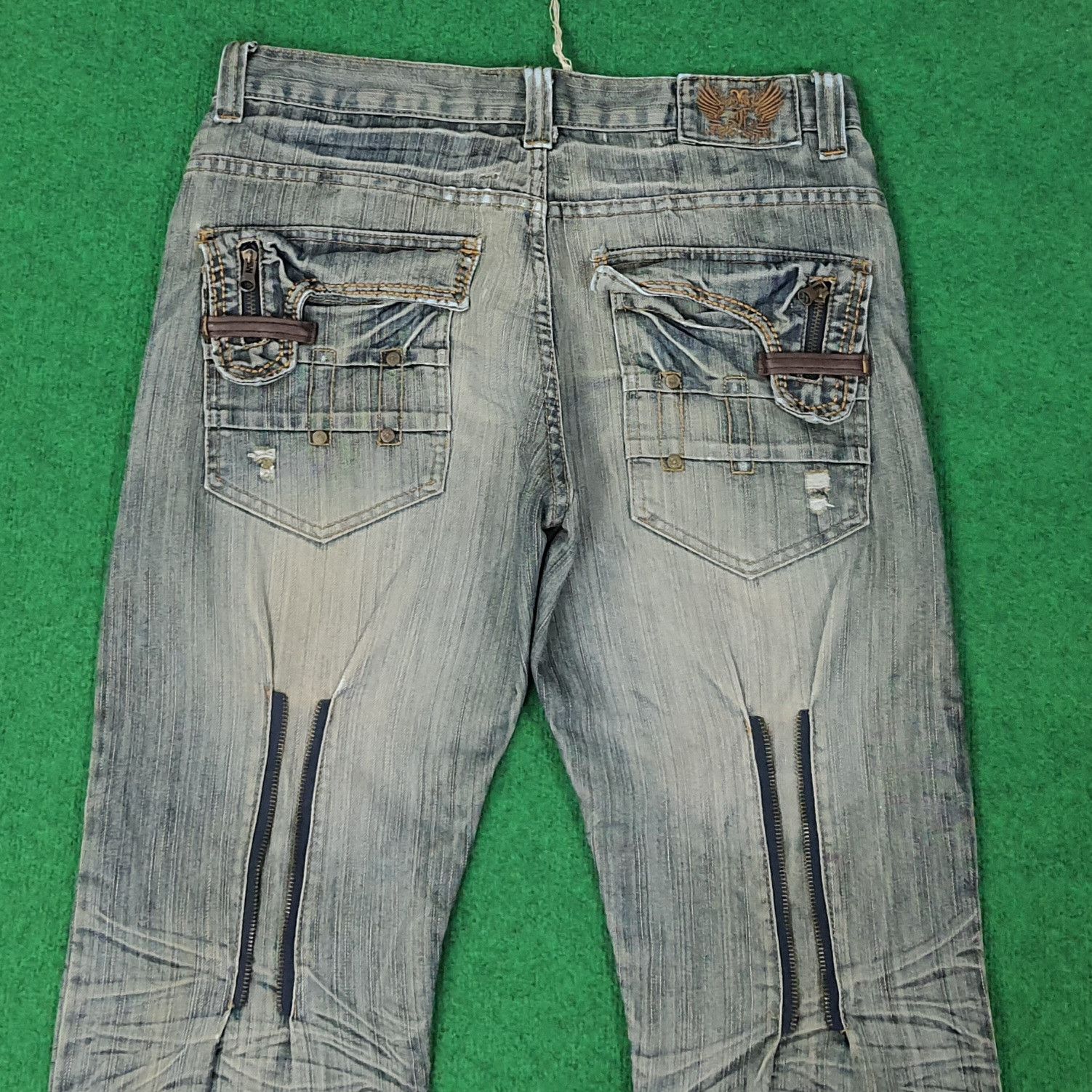 FUSAI Vintage FUSAI Focus USA Y2K Jeans C258N25 Size US 33 - 2 Thumbnail