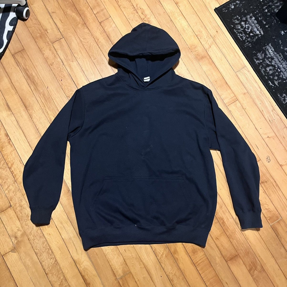 Other Navy heavyweight blank hoodie Size US L / EU 52-54 / 3 - 1 Thumbnail