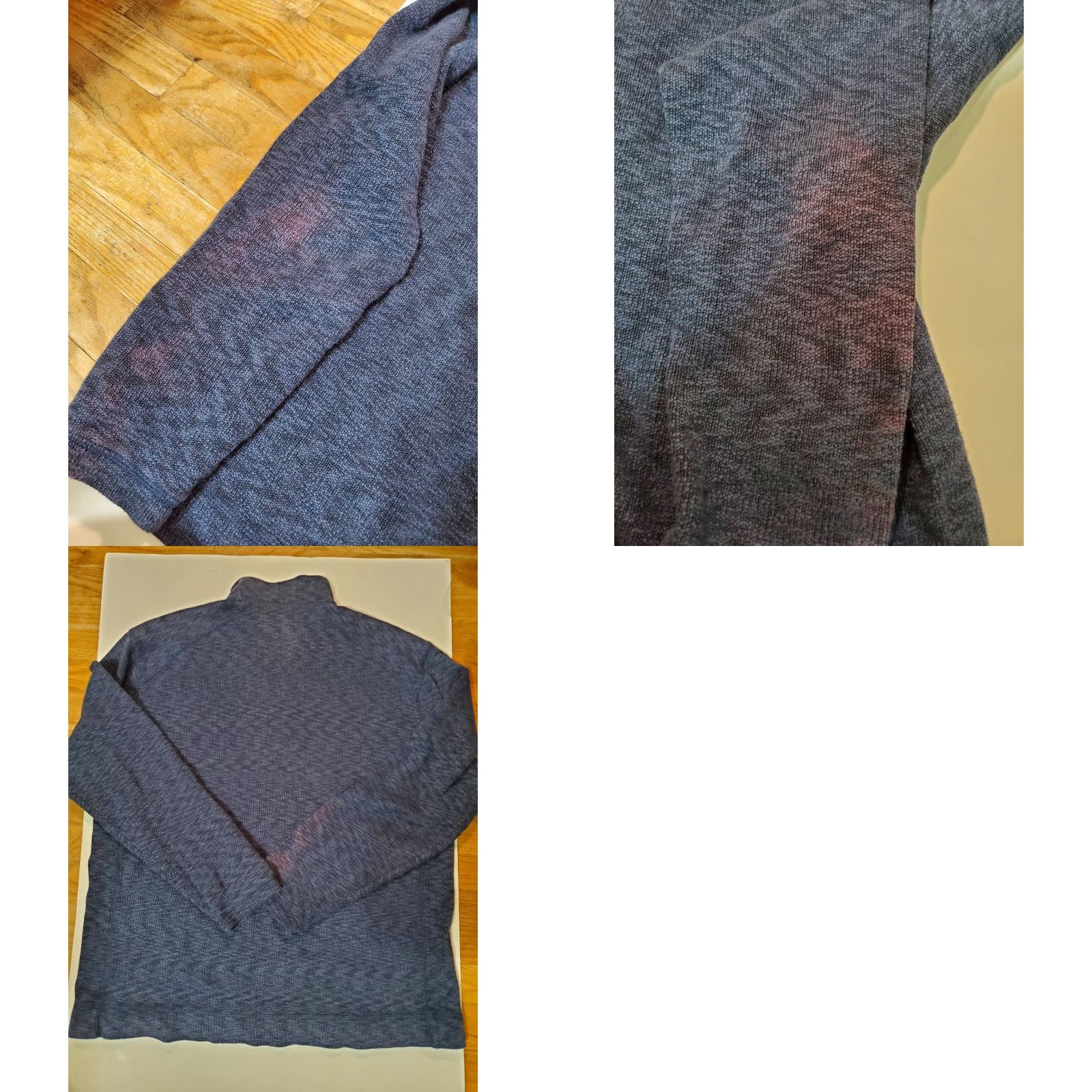 Tommy Bahama Tommy Bahama Jacket Men Large 1/4 Zip Blue Pullover Knit Mock Neck Long Sleeve Reversible Heavyweight Logo Casual Travel Size US L / EU 52-54 / 3 - 8 Thumbnail