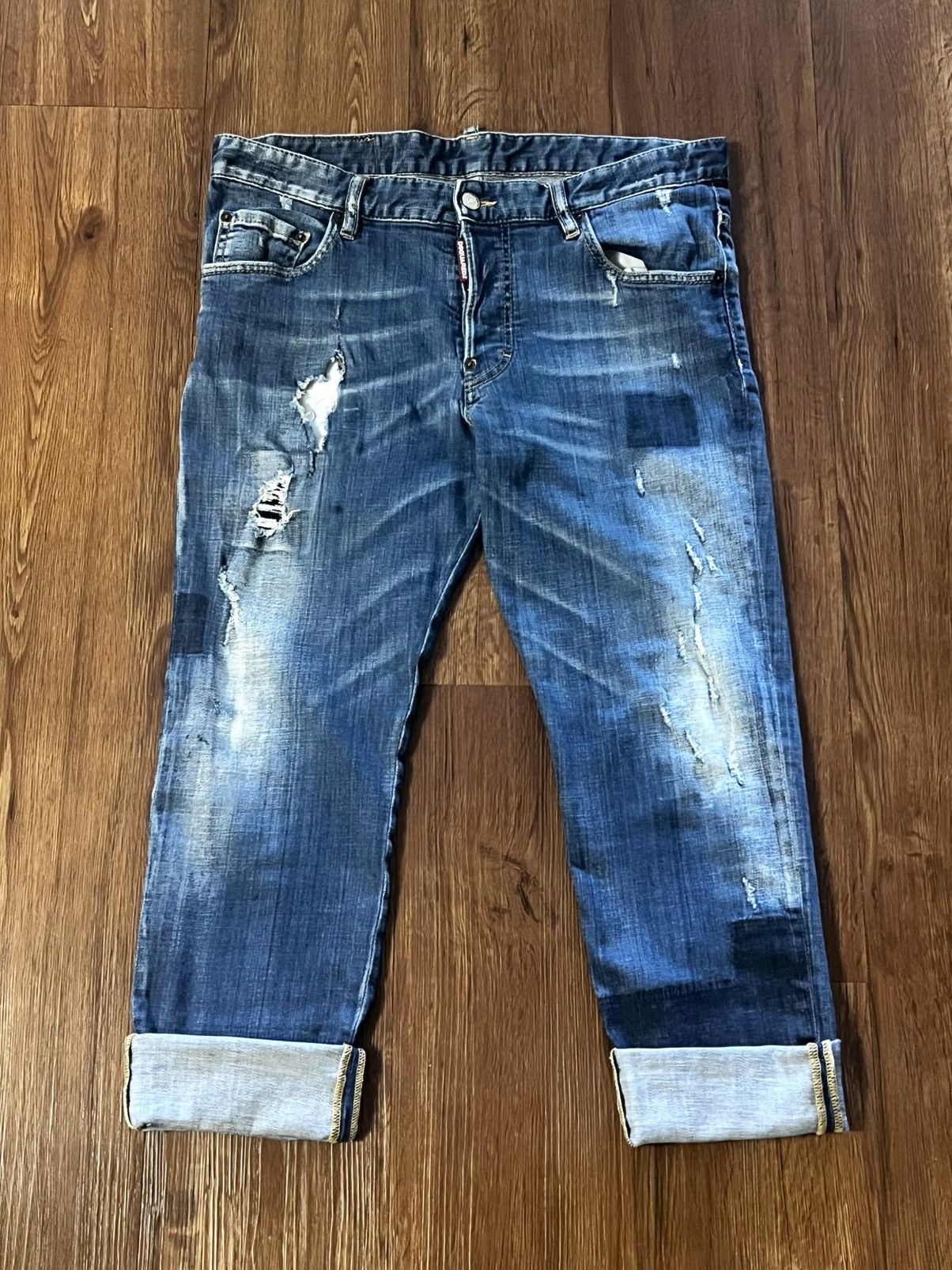 Dsquared2 Dsquared2 Skater Jeans –Made in Italy (Size 52) fits like 34 Size US 34 / EU 50 - 1 Thumbnail