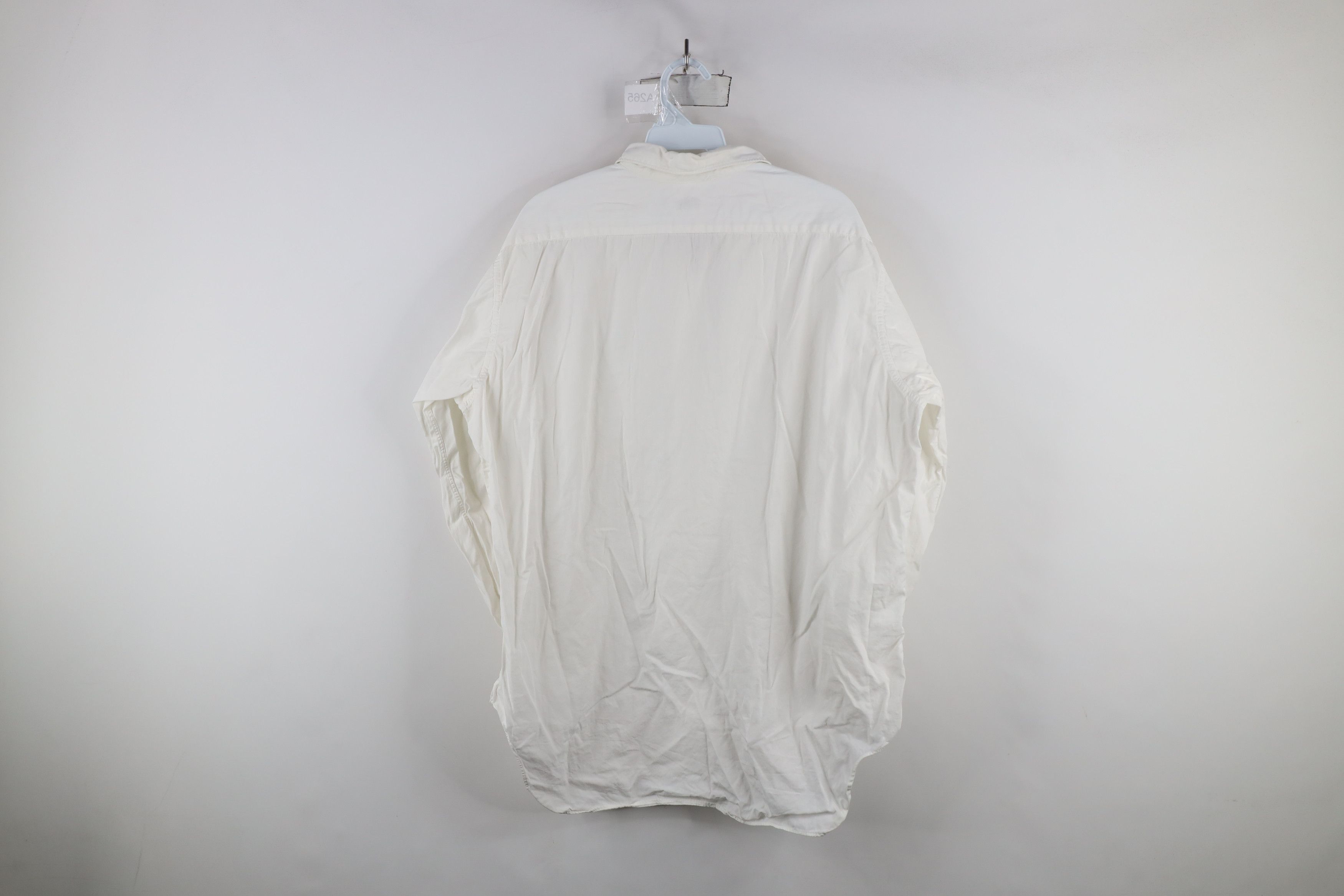 Vintage Vintage 50s 60s Streetwear Collared Button Shirt White USA Size US M / EU 48-50 / 2 - 11 Thumbnail