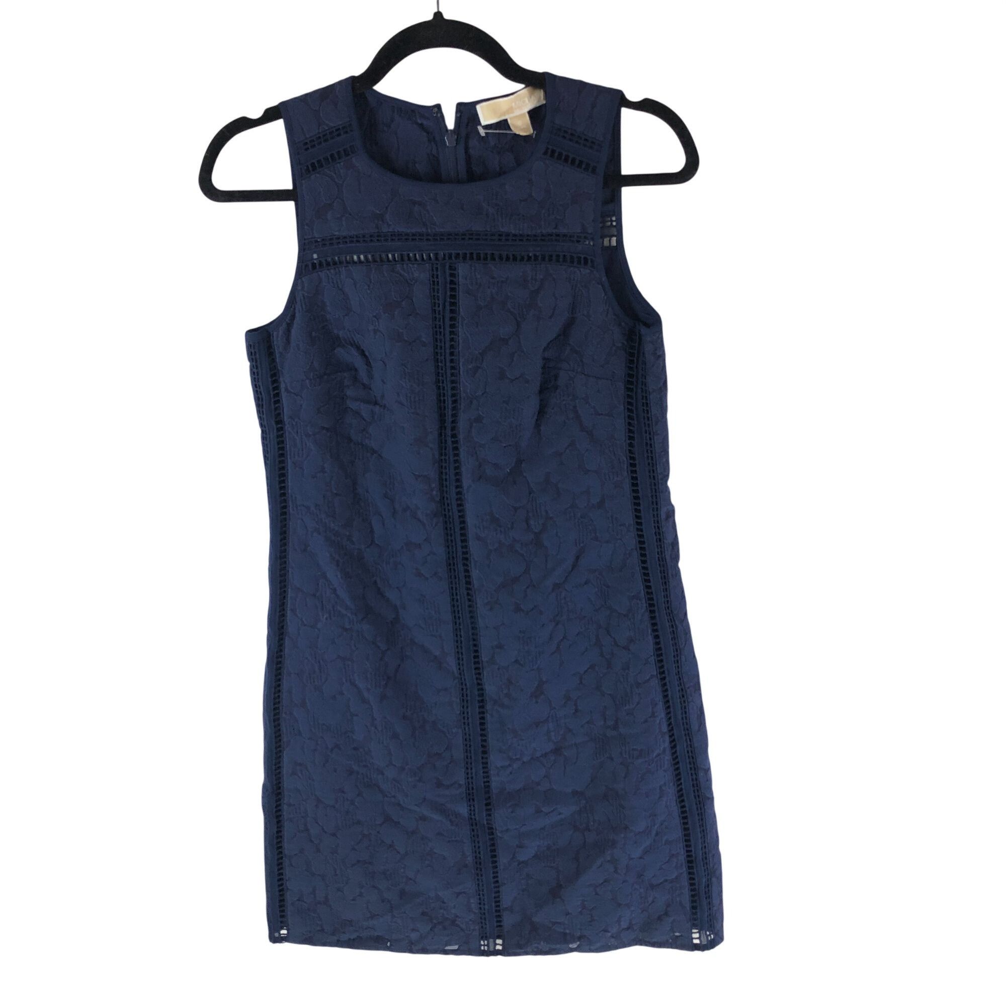Michael Kors Michael Kors Shift Dress Sleeveless Crochet Textured Floral Size XS / US 0-2 / IT 36-38 - 1 Thumbnail