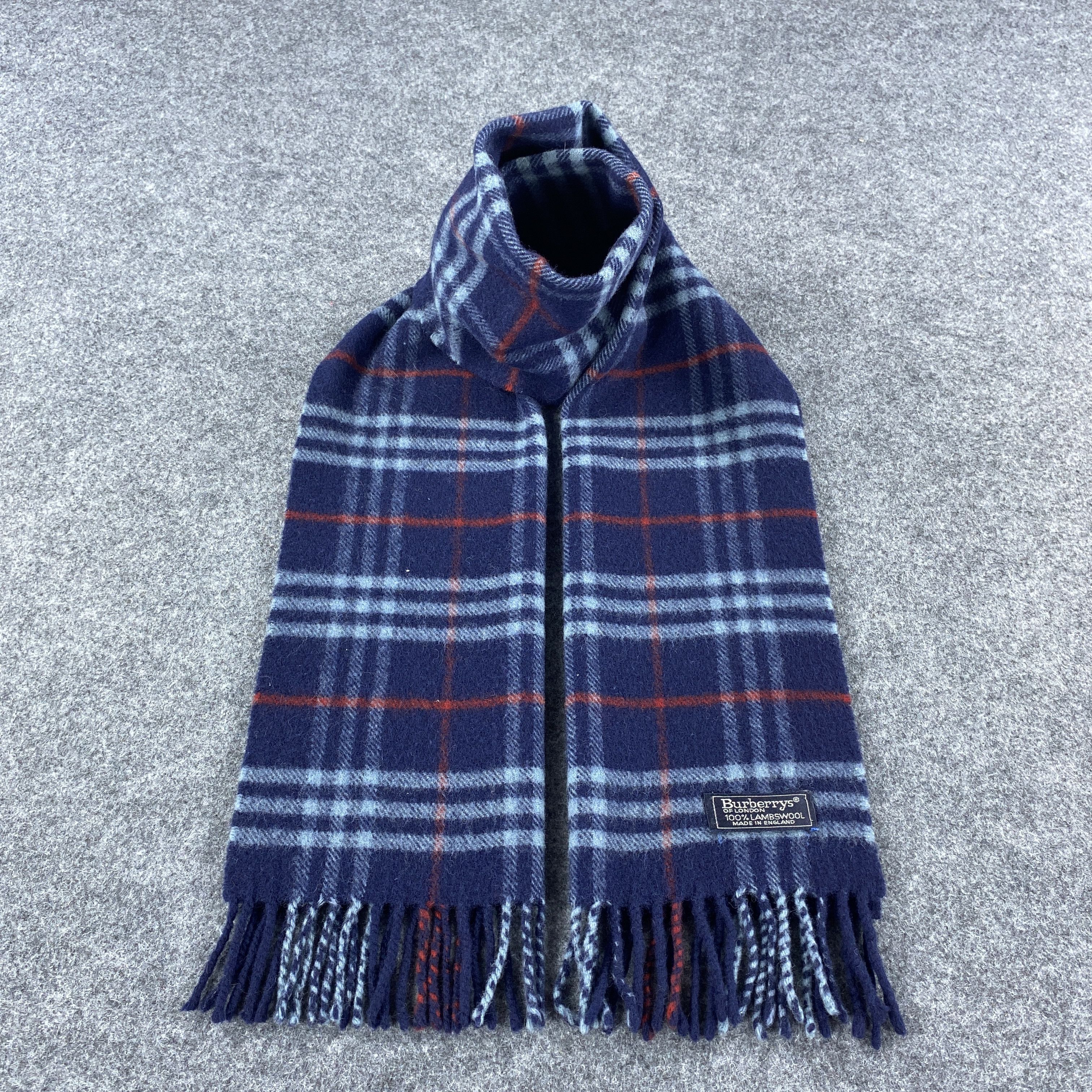 Burberry × Vintage Burberrys Scarf # Muffler # Neckwear # D423 Size ONE SIZE - 1 Thumbnail