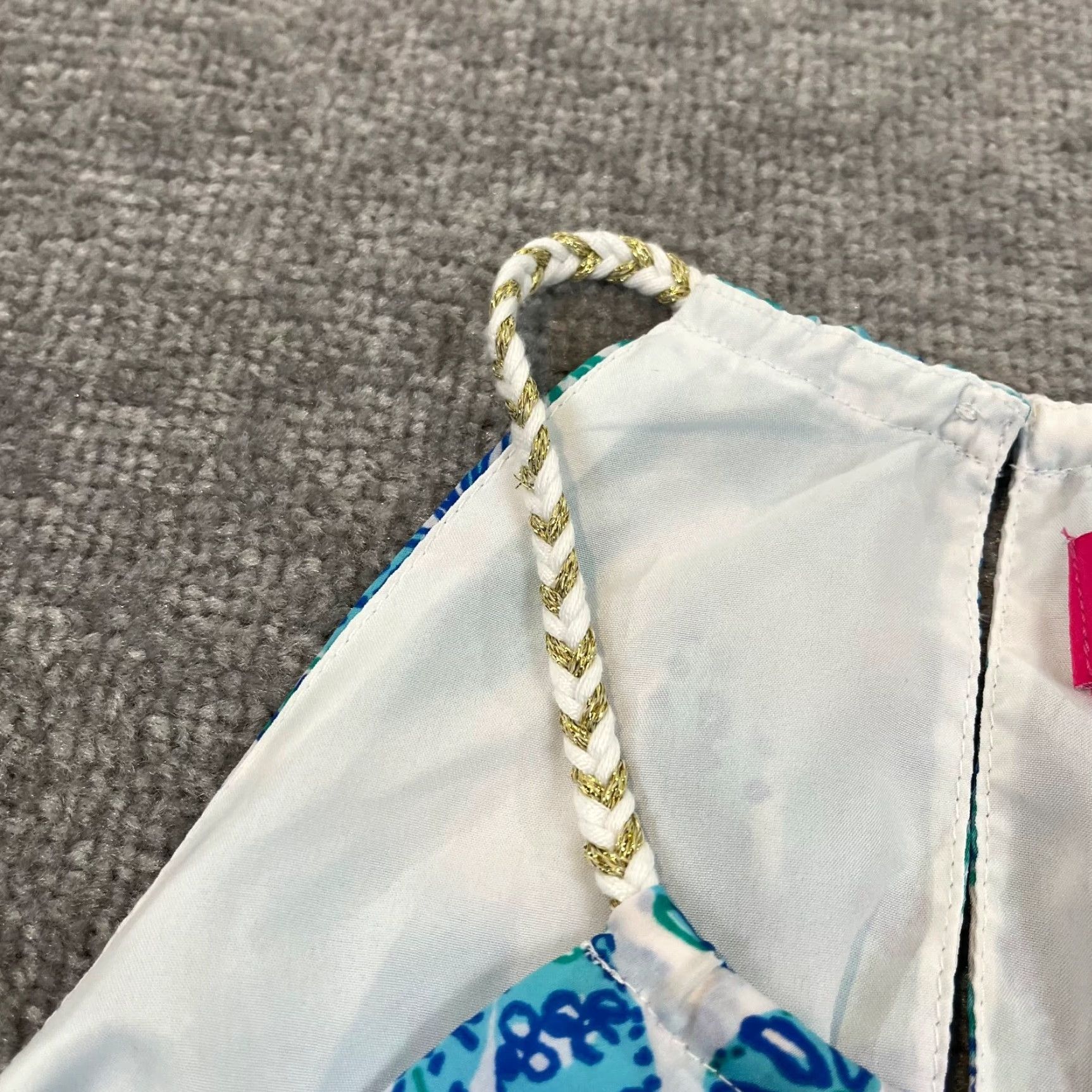 Lilly Pulitzer Lilly Pulitzer Top Womens Small Starfish Sand Dollar Preppy Lined Target Shirt Size S / US 4 / IT 40 - 3 Thumbnail