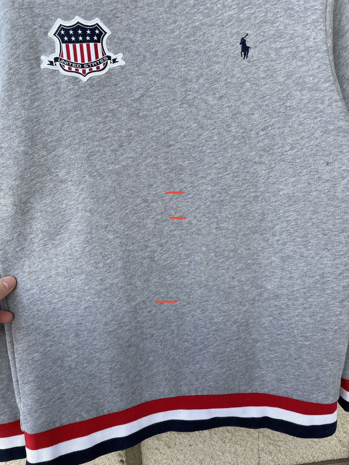 Polo Ralph Lauren Polo Ralph Lauren USA Big Logo Sweatshirt Vintage Y2K Size US S / EU 44-46 / 1 - 9 Thumbnail