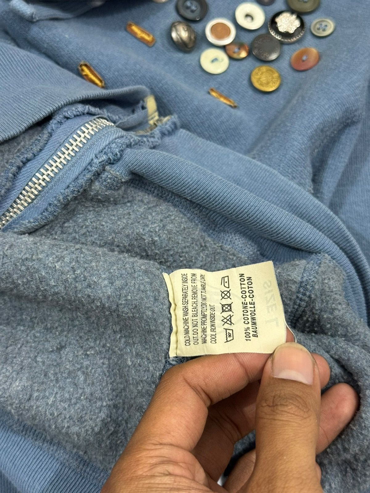 Hollywood Trading Company Hollywood Trading Co Zip multi button Hoodie Size US L / EU 52-54 / 3 - 6 Thumbnail