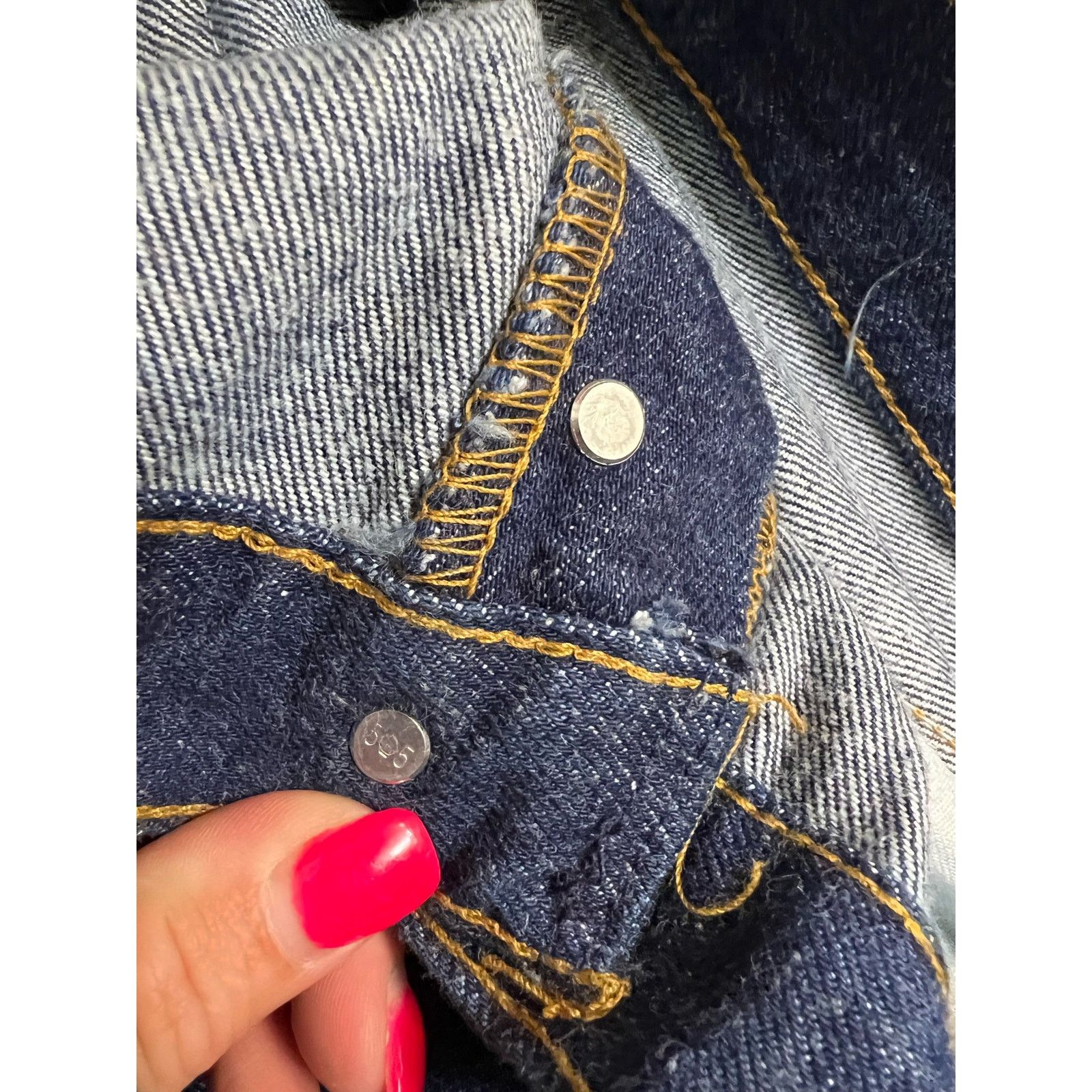 Levi's 80s Levi’s 501 Button Fly Straight Leg Jeans NWT 36x34 Size US 36 / EU 52 - 8 Thumbnail