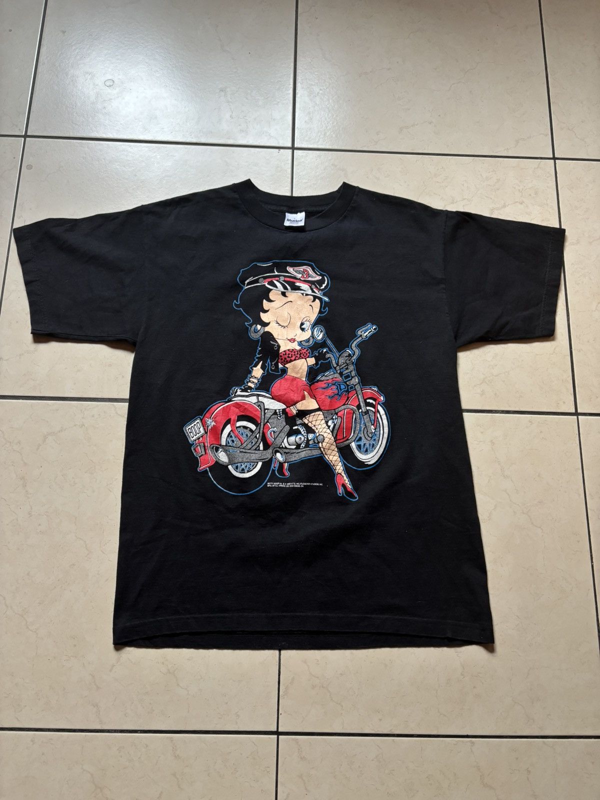 Vintage Betty Boop Motorcycle 1992 Size US L / EU 52-54 / 3 - 1 Thumbnail