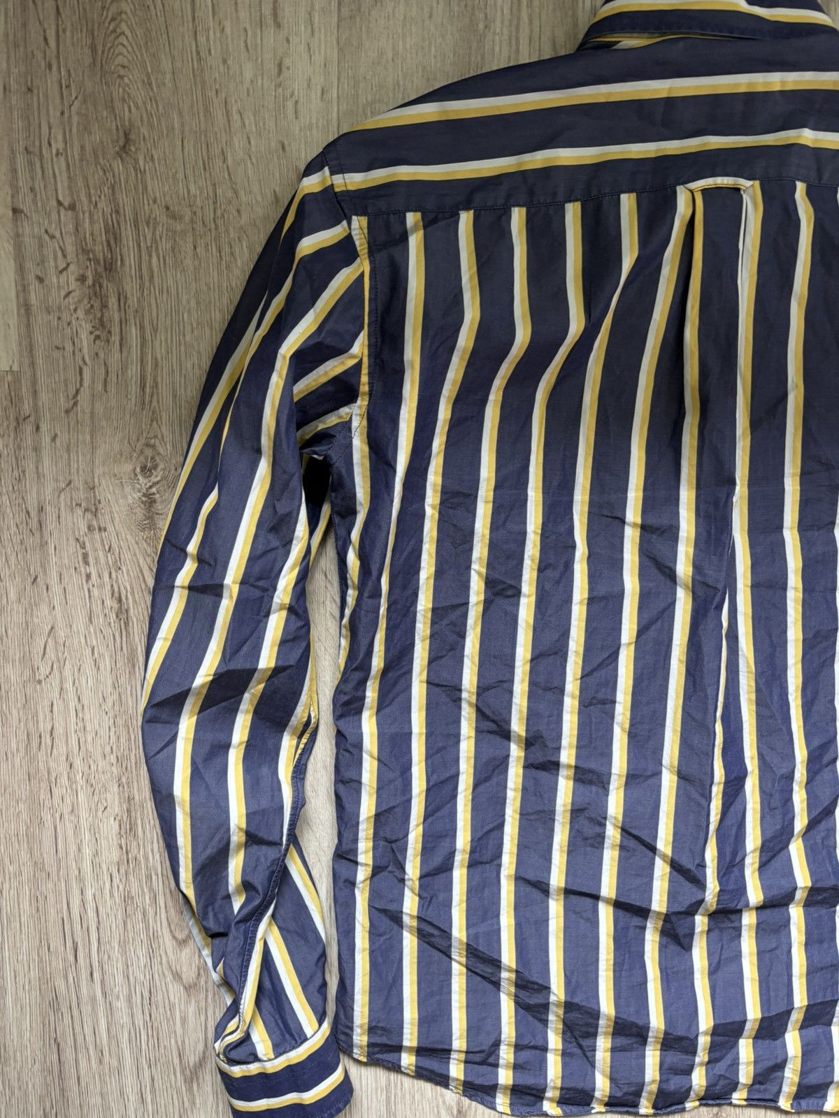 Maison Kitsune Maison Kitsuné Men’s Striped Shirt Size 38 Cotton Fox Logo Size US S / EU 44-46 / 1 - 15 Thumbnail