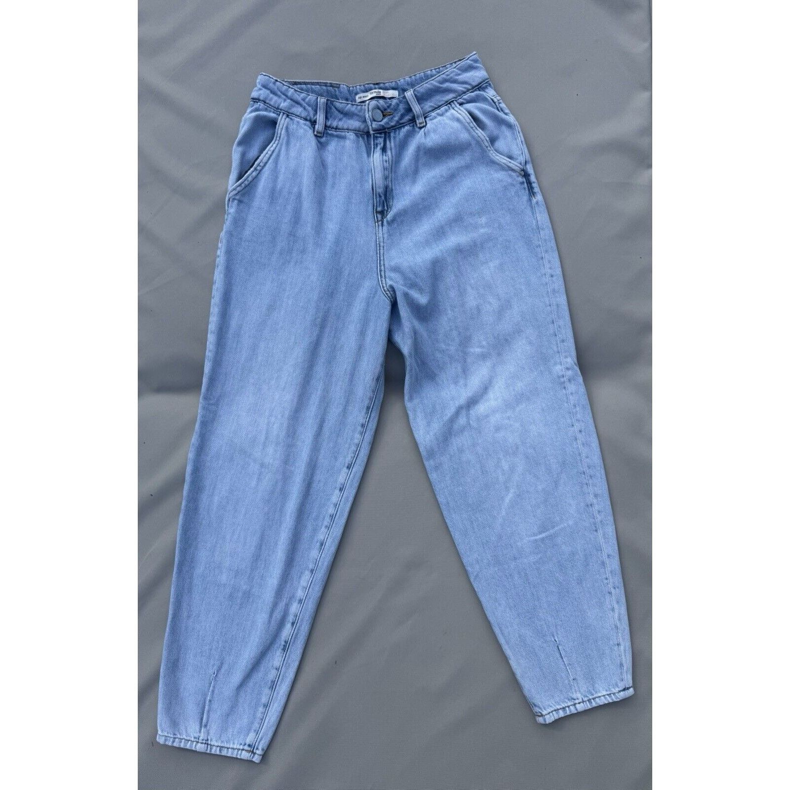 Other Formula Joven Spain Jeans 26 Barrel Leg Taper High Rise Size 26" / US 2 / IT 38 - 1 Thumbnail