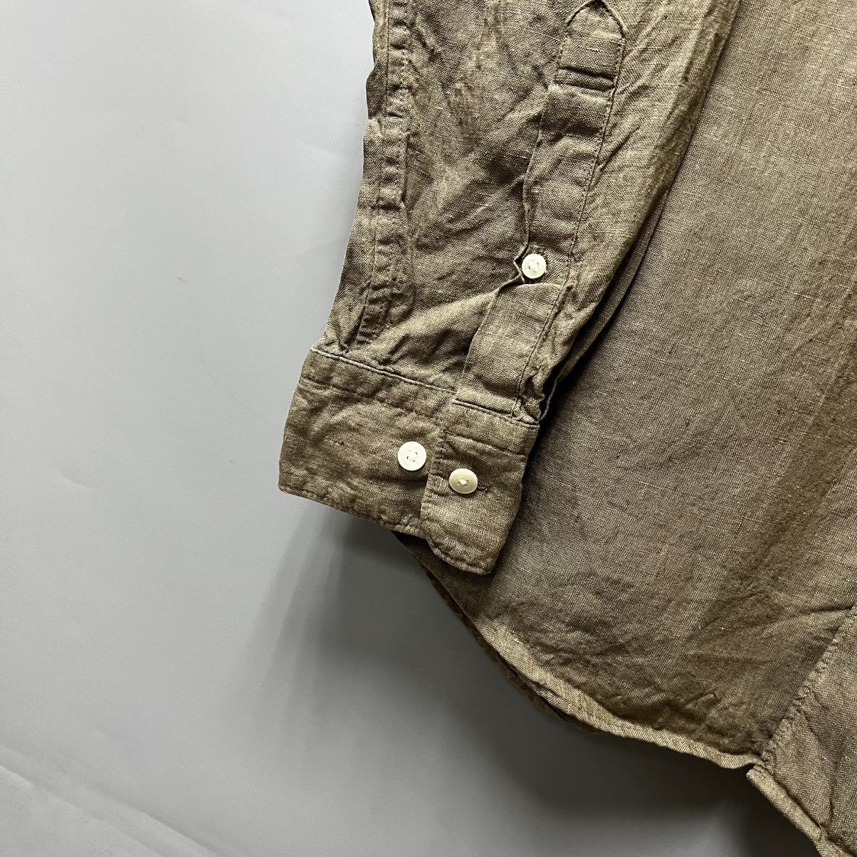 Japanese Brand × Uniqlo Uniqlo 100% Linen Shirt men’s Size US L / EU 52-54 / 3 - 3 Thumbnail