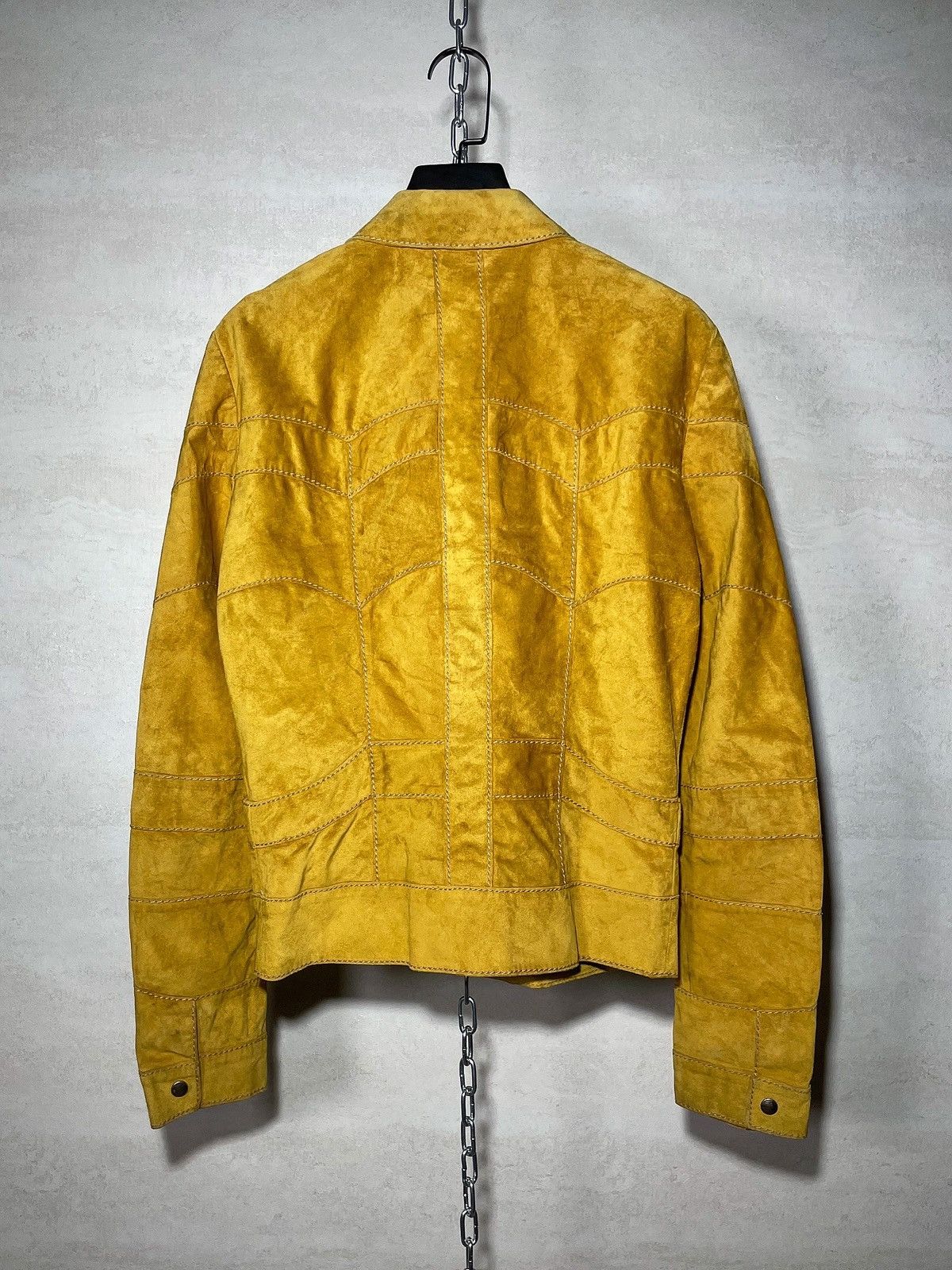Gucci By Tom Ford SS04 Paneled Suede Jacket Size US S / EU 44-46 / 1 - 3 Thumbnail