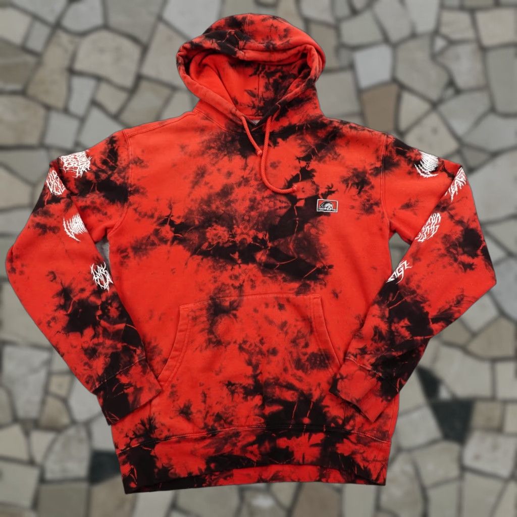Vintage Lurking Class Sketchy Tank Hoodie Mens Small Red Black Tie Dye Skull Sweatshirt Size US S / EU 44-46 / 1 - 1 Thumbnail