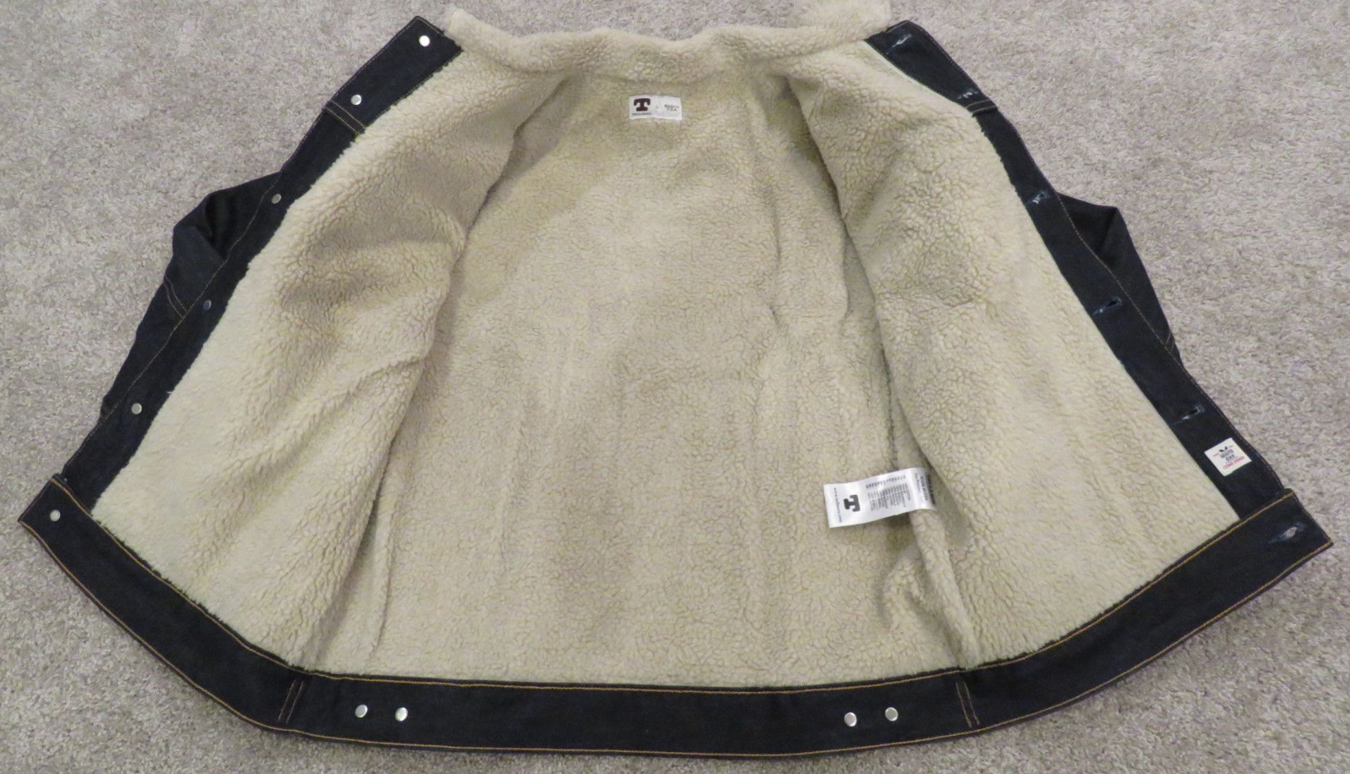 Tellason Tellason Sherpa Lined Denim Jacket White Oak, Large NWOT Size US L / EU 52-54 / 3 - 4 Thumbnail