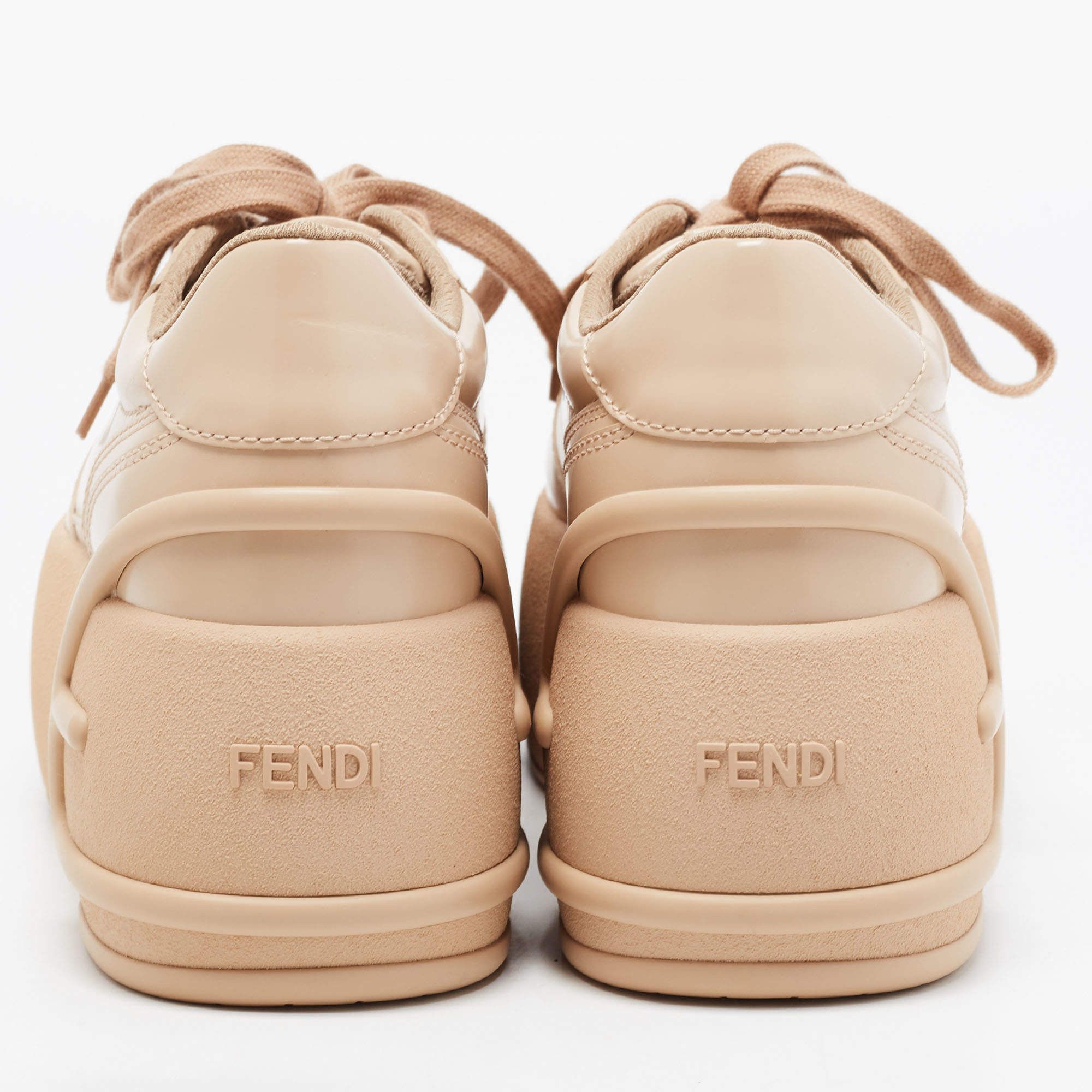 Fendi o1loc1c0824 Sneaker in Cream Size US 8 / IT 38 - 3 Thumbnail