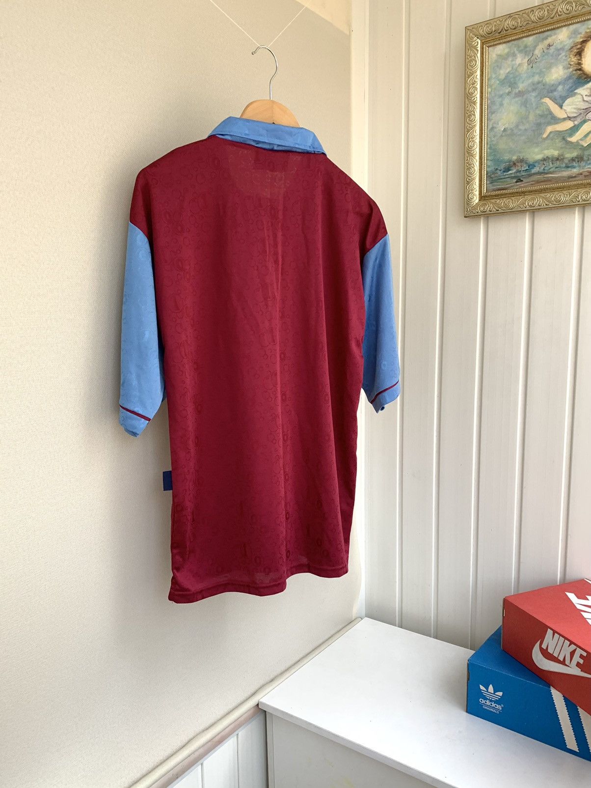PONY Pony West Ham United FC Vintage 1995-1997 Home Shirt Size M Size US M / EU 48-50 / 2 - 11 Thumbnail