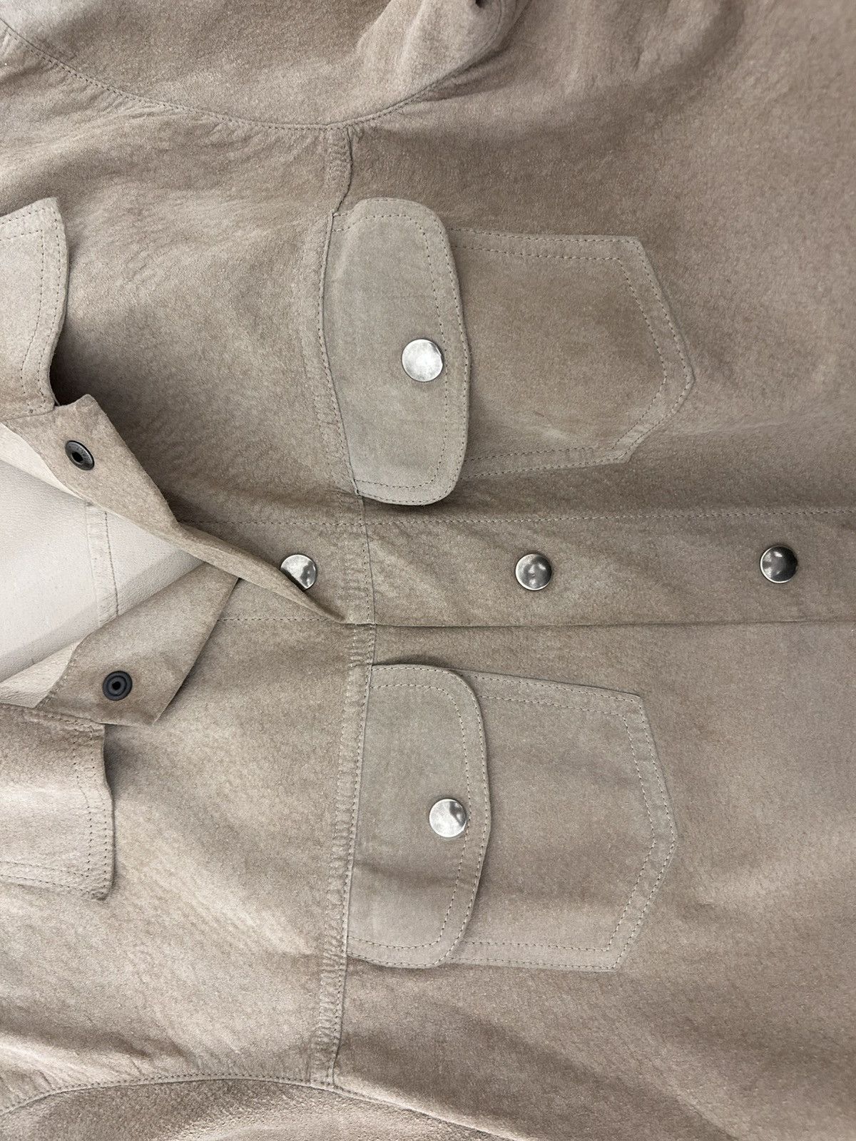 Maison Margiela Margiela Leather / Suede Trucker Jacket [ Preloved ~1999 ] Size US M / EU 48-50 / 2 - 6 Thumbnail