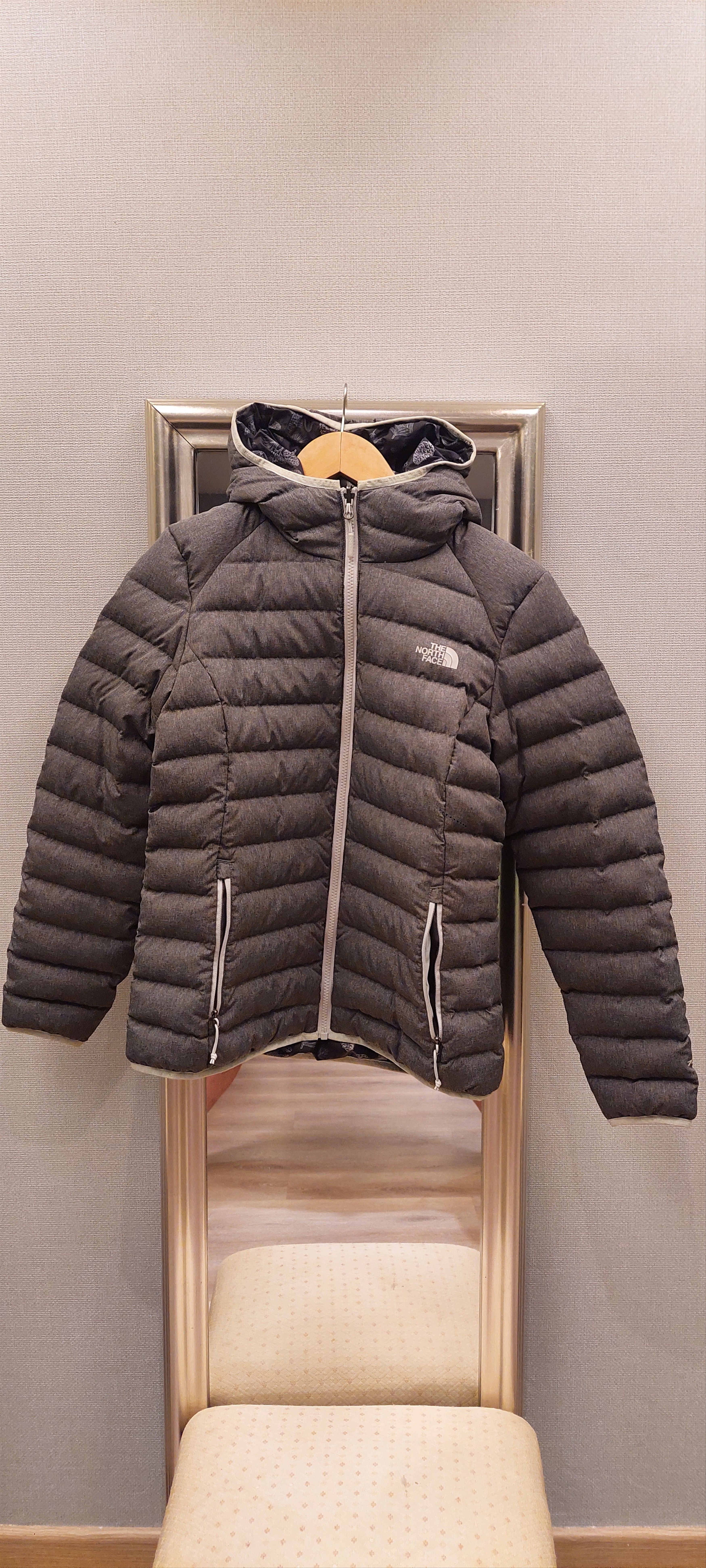 North face reversible goose down jacket
