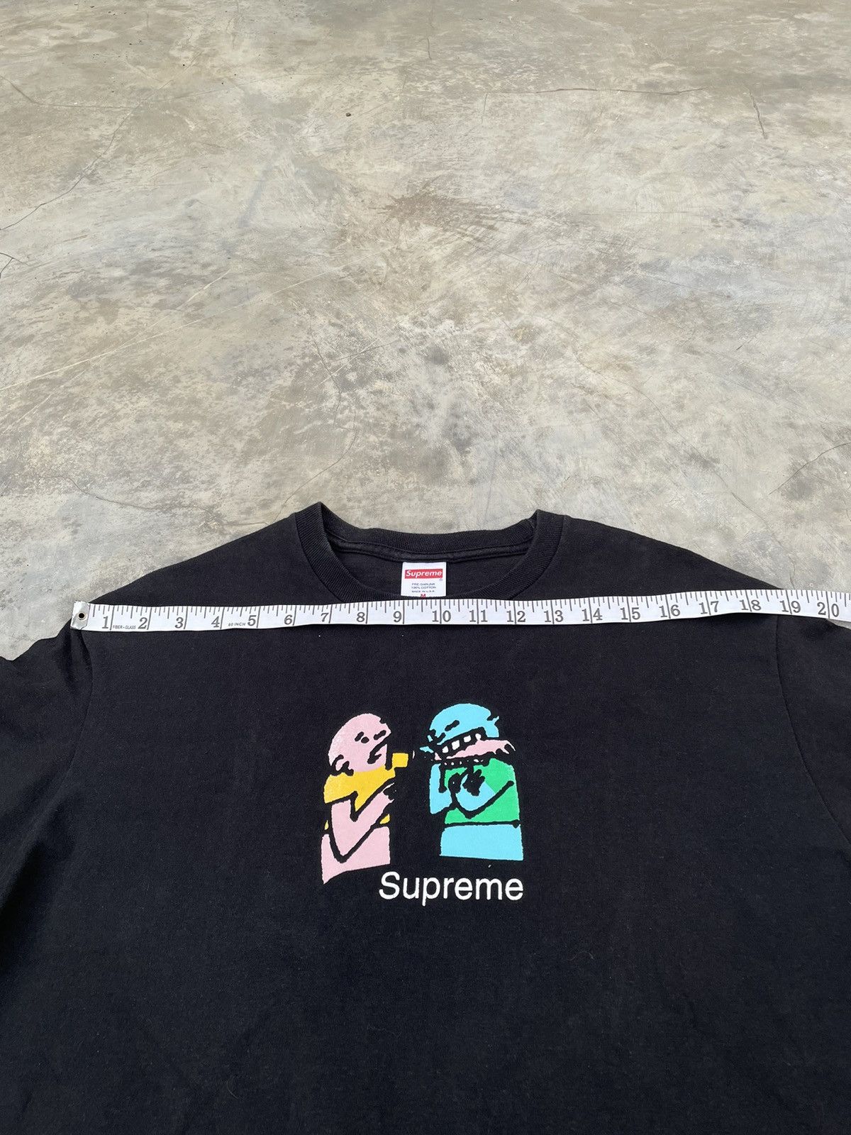 Designer × Supreme FW19 SUPREME Bite Me Tee - Black Size US M / EU 48-50 / 2 - 7 Thumbnail