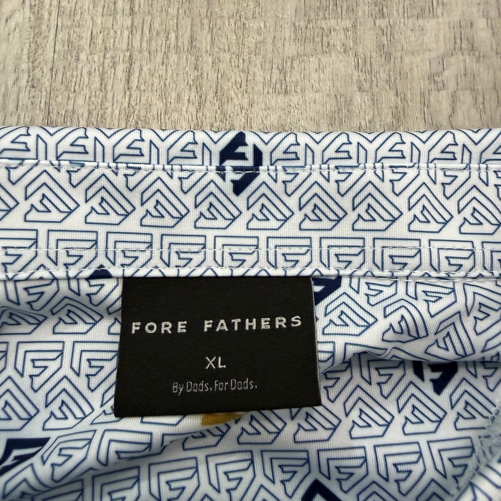 Vintage Fore Fathers Polo Shirt Men's Extra Large Geometric NEW Size US XL / EU 56 / 4 - 4 Thumbnail